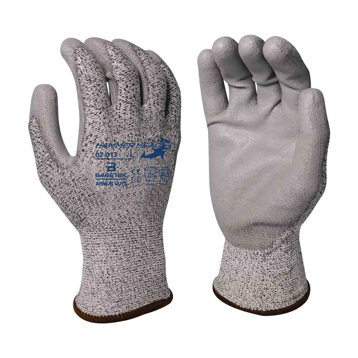 Samurai Glove® White Tuffalene® Polyurethane Coated Palm Cut