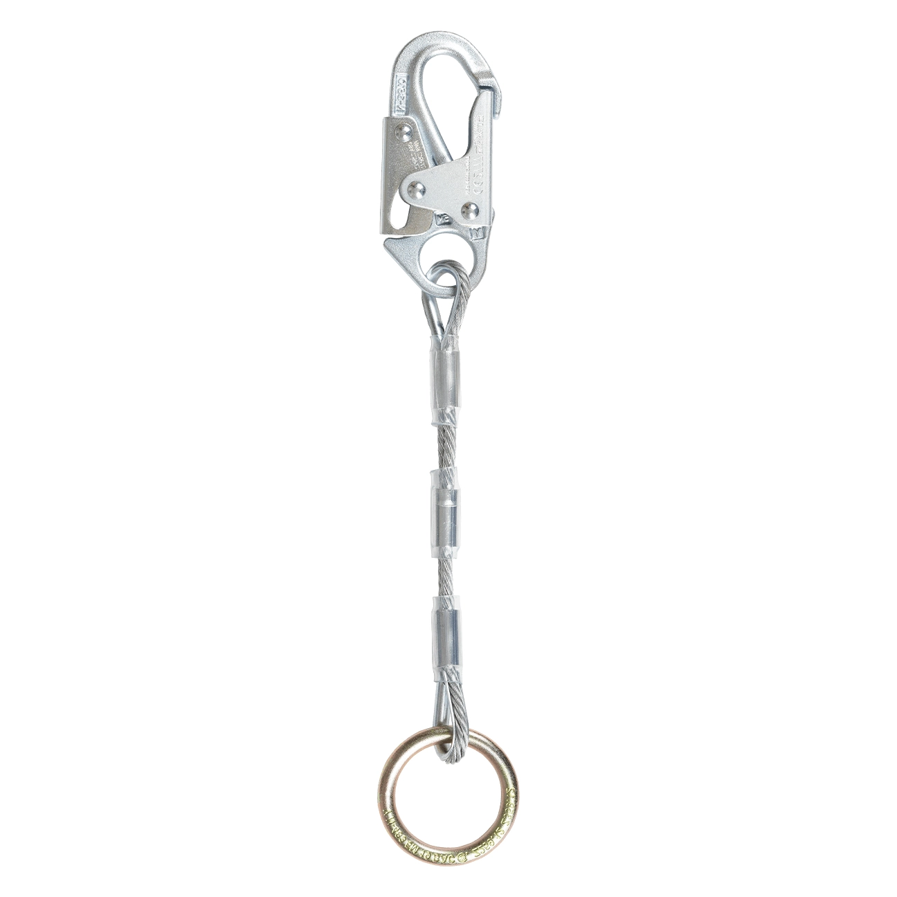 FallTech 18" Cable Dorsal D-Ring Extender with Steel Snap Hook 425 lb