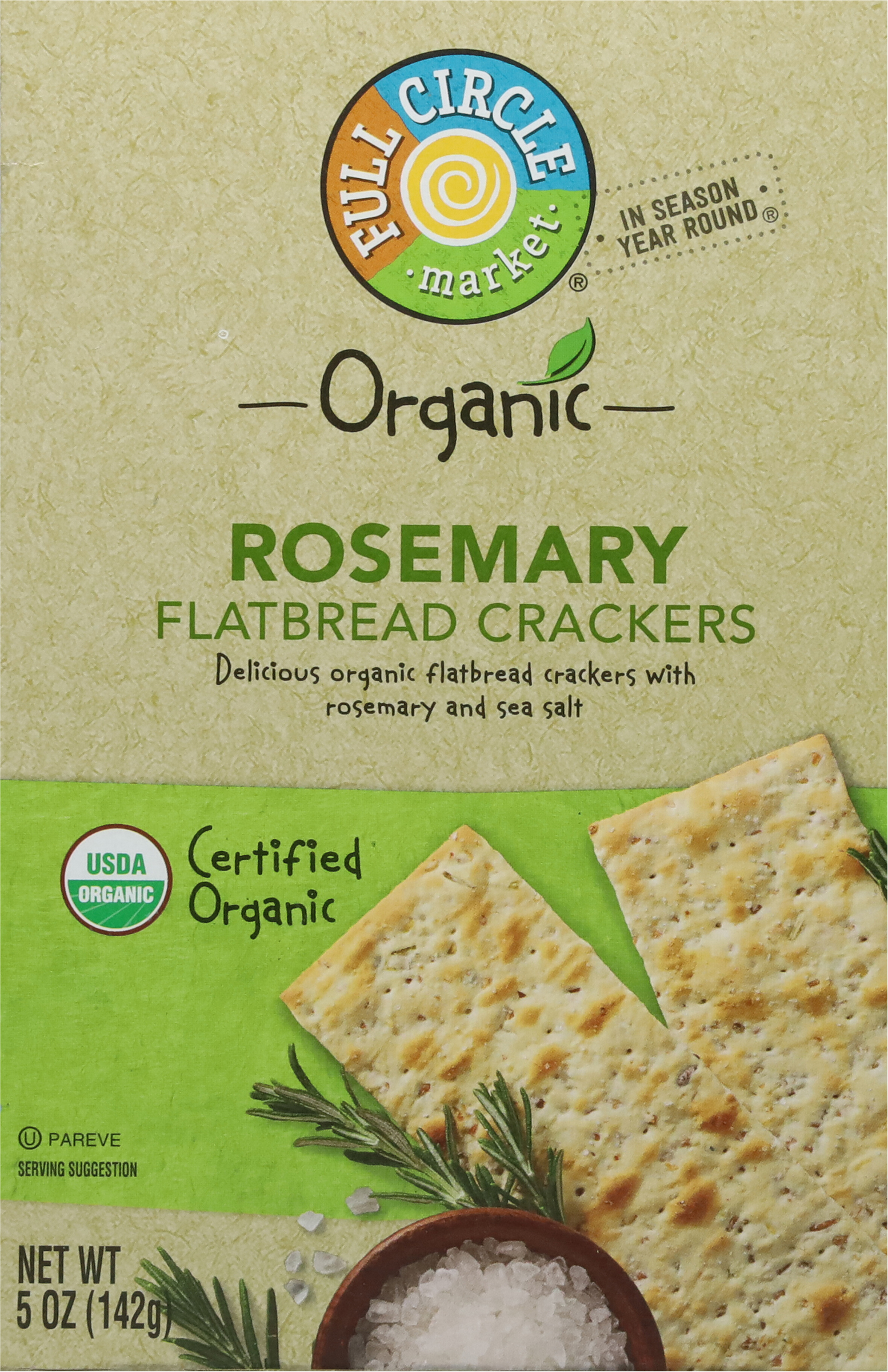 Flatbread Crackers, Rosemary