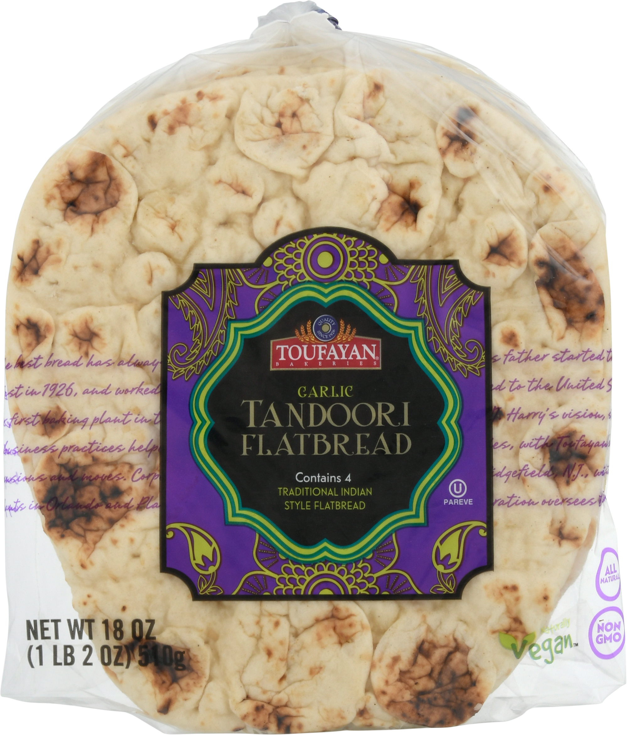 Tandoori Flatbread, Garlic