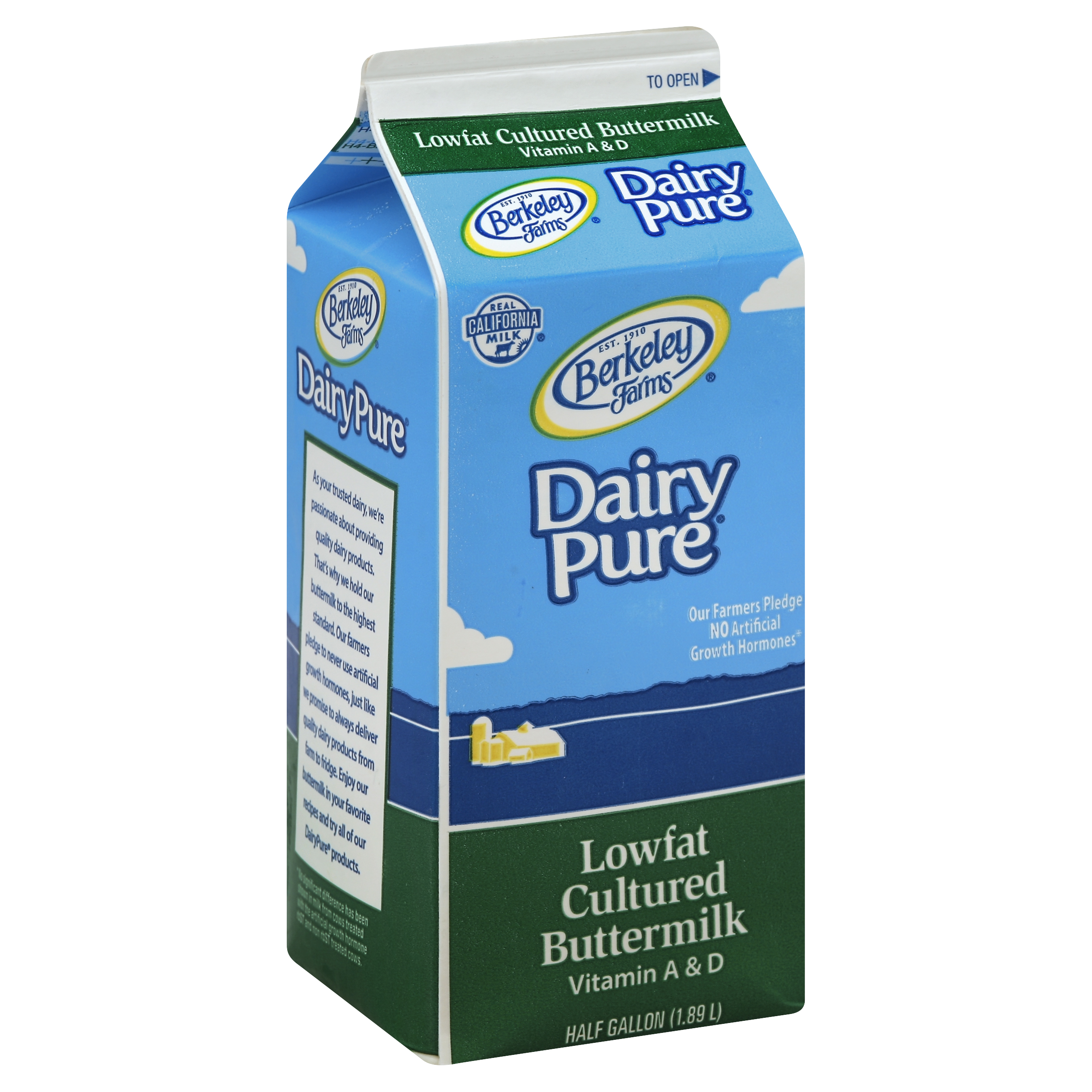 Berkeley Farms Buttermilk 0.5 Gl