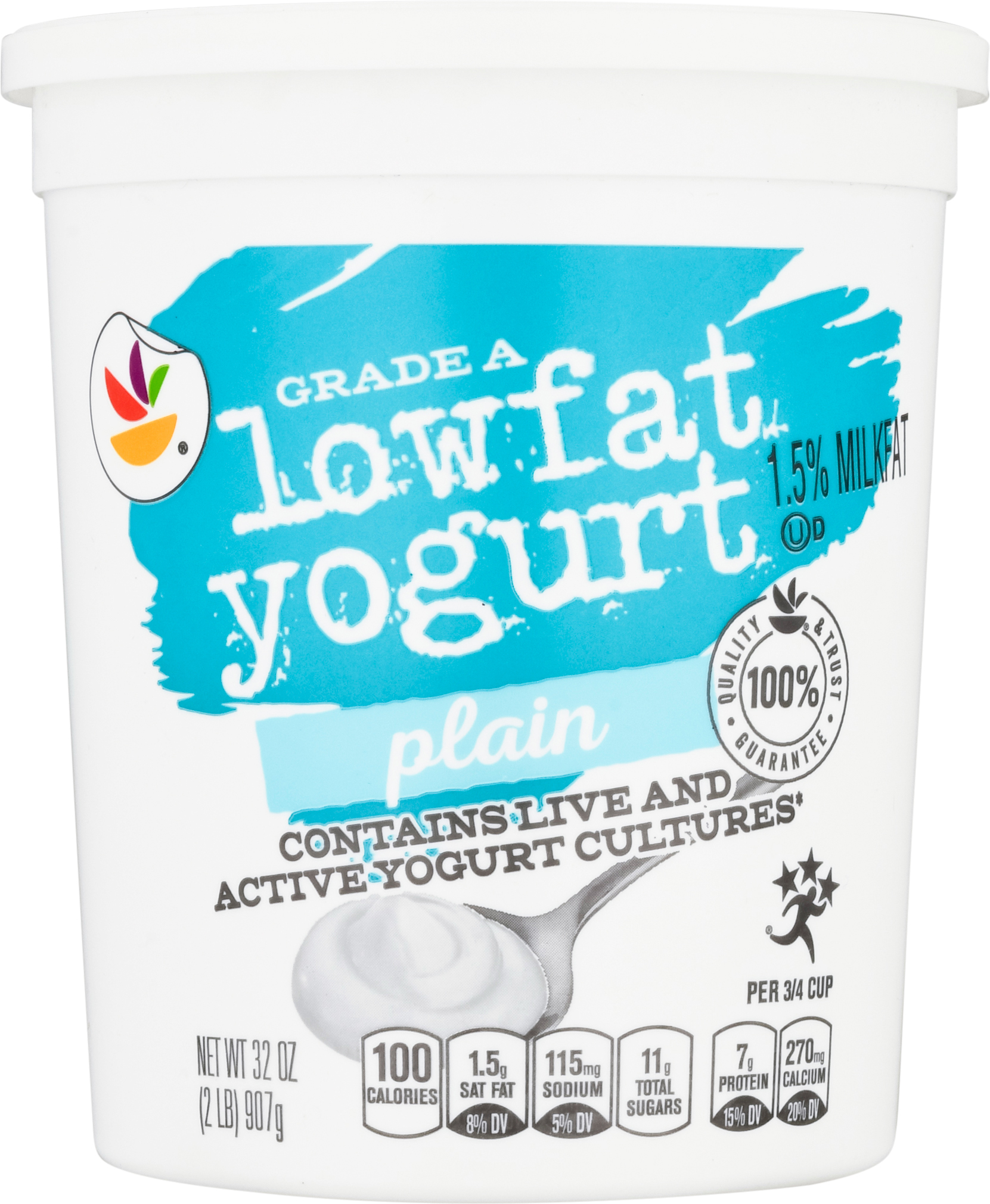 Yogurt, Lowfat, Plain