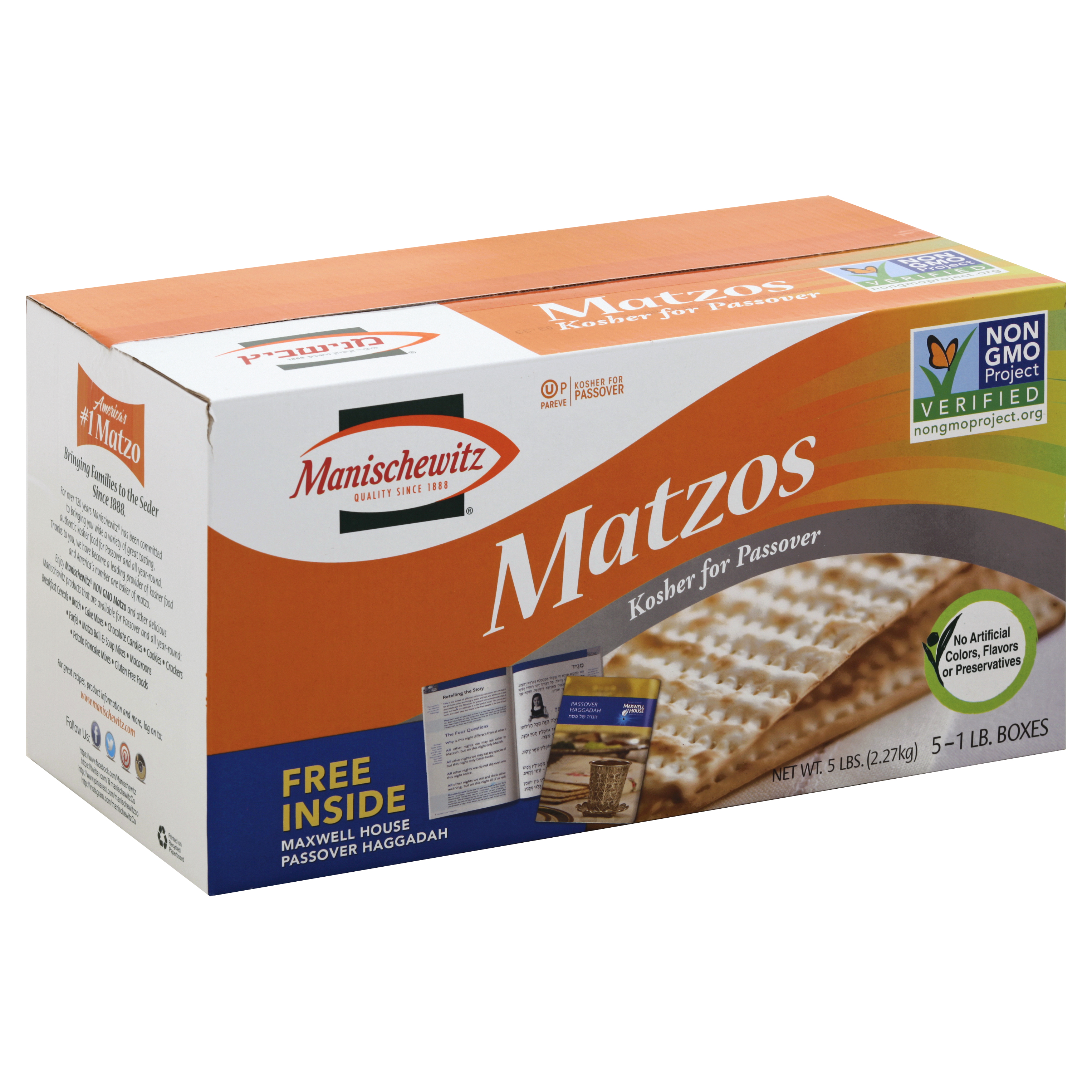Manischewitz Matzos 5 Ea