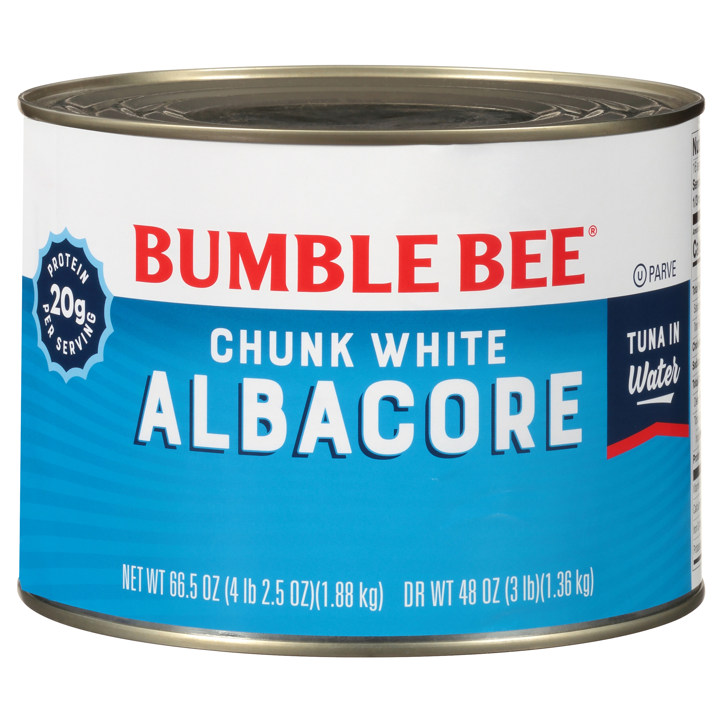 Bumble Bee® Chunk White Albacore Tuna In Water 66.5 Oz. Can