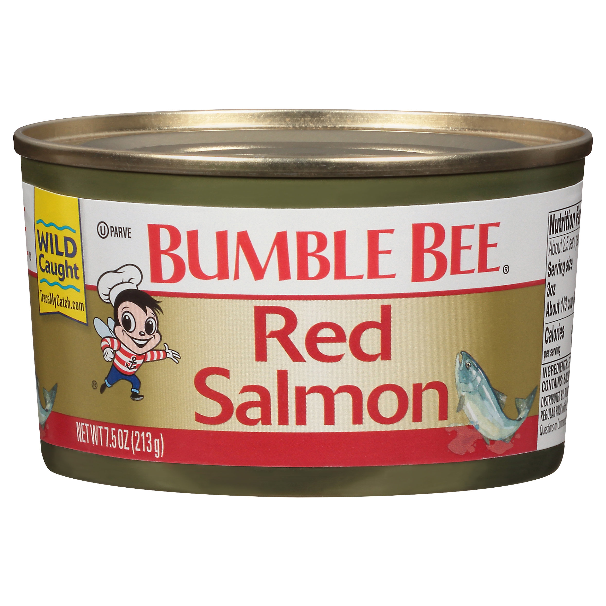 Bumble Bee Red Salmon 7.5 Oz