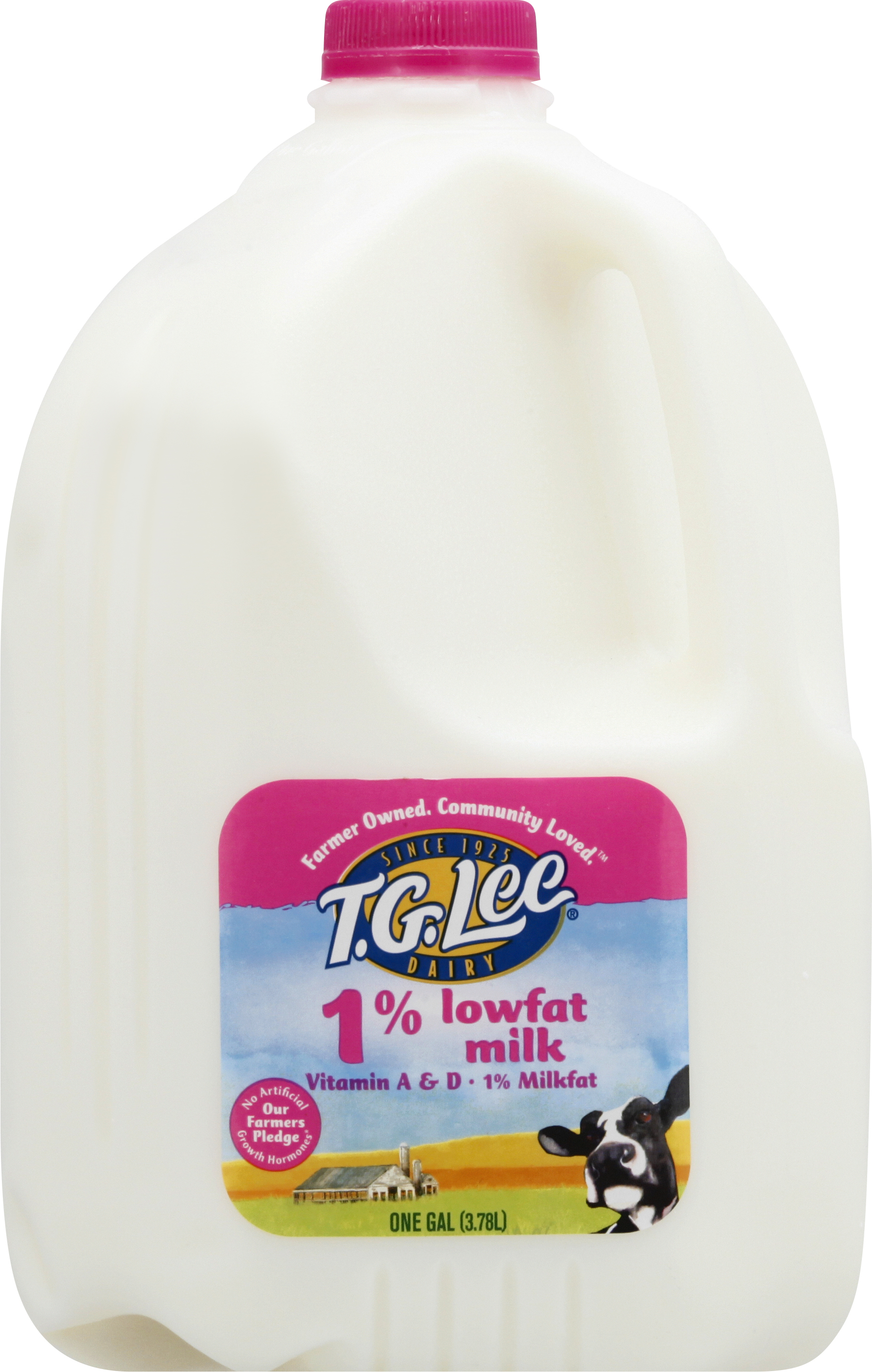 Milk, 1% Lowfat, Vitamin A & D