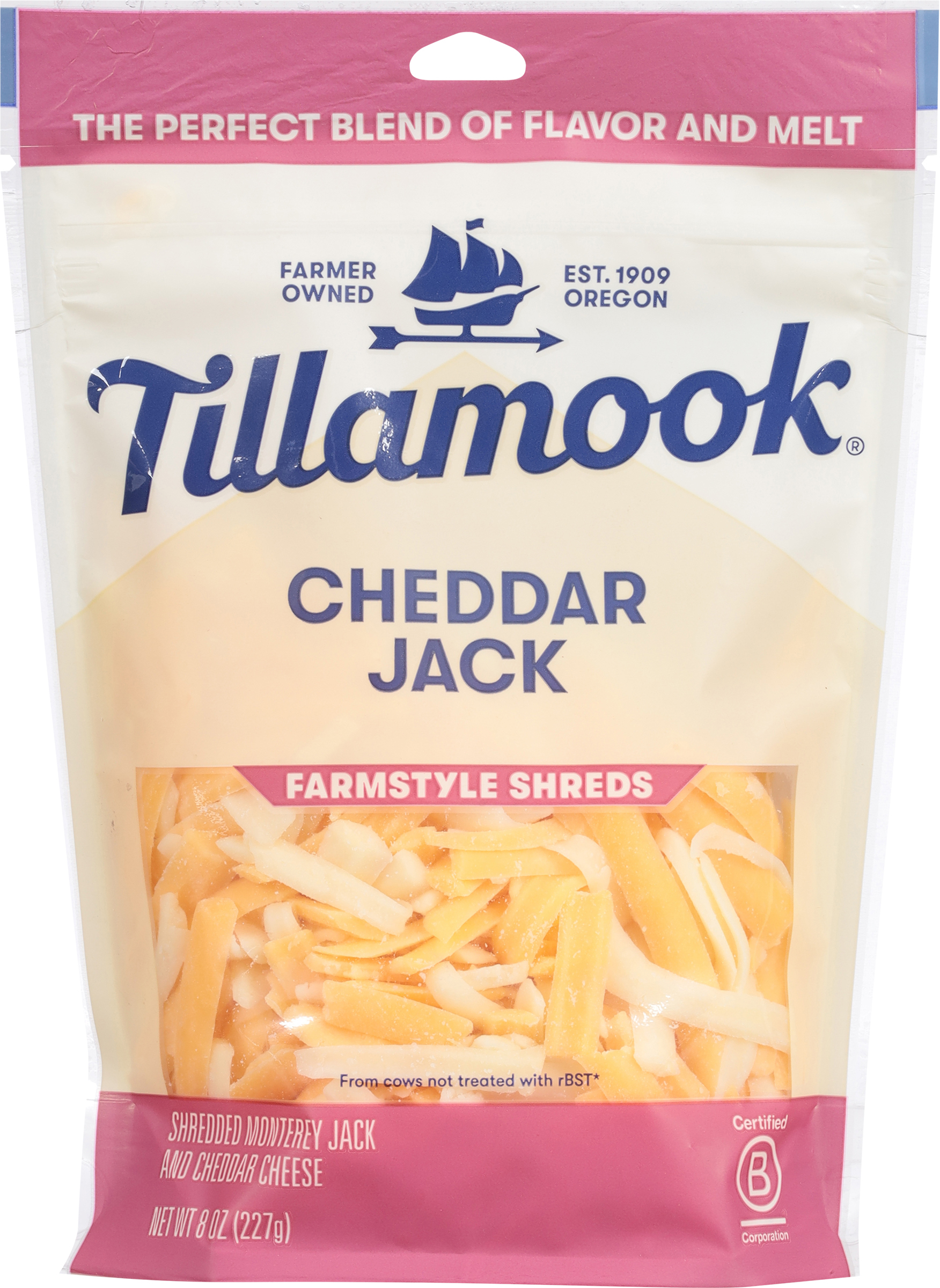 Shredded Cheese, Cheddar Jack, Farmstyle Shreds