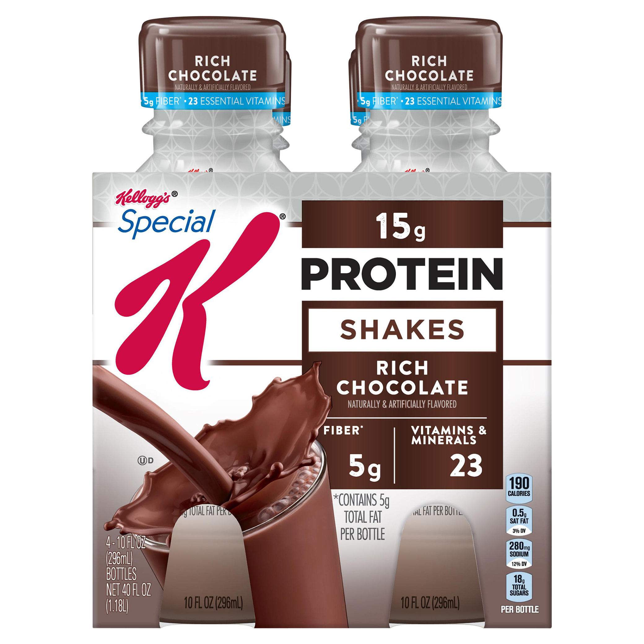 Special K Rich Chocolate Protein Shakes 4 - 10 Fl Oz Bottles