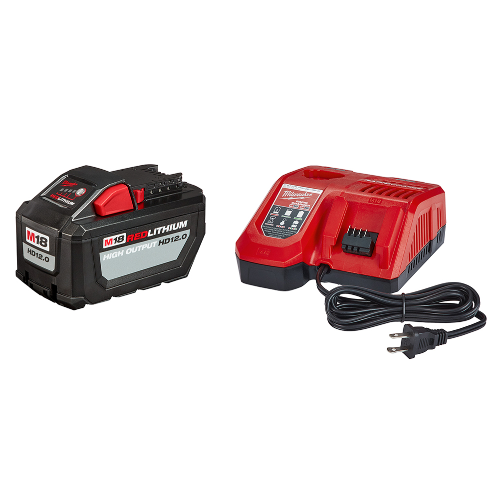 White Cap | Milwaukee M18 Redlithium High Output Hd12.0 Starter Kit