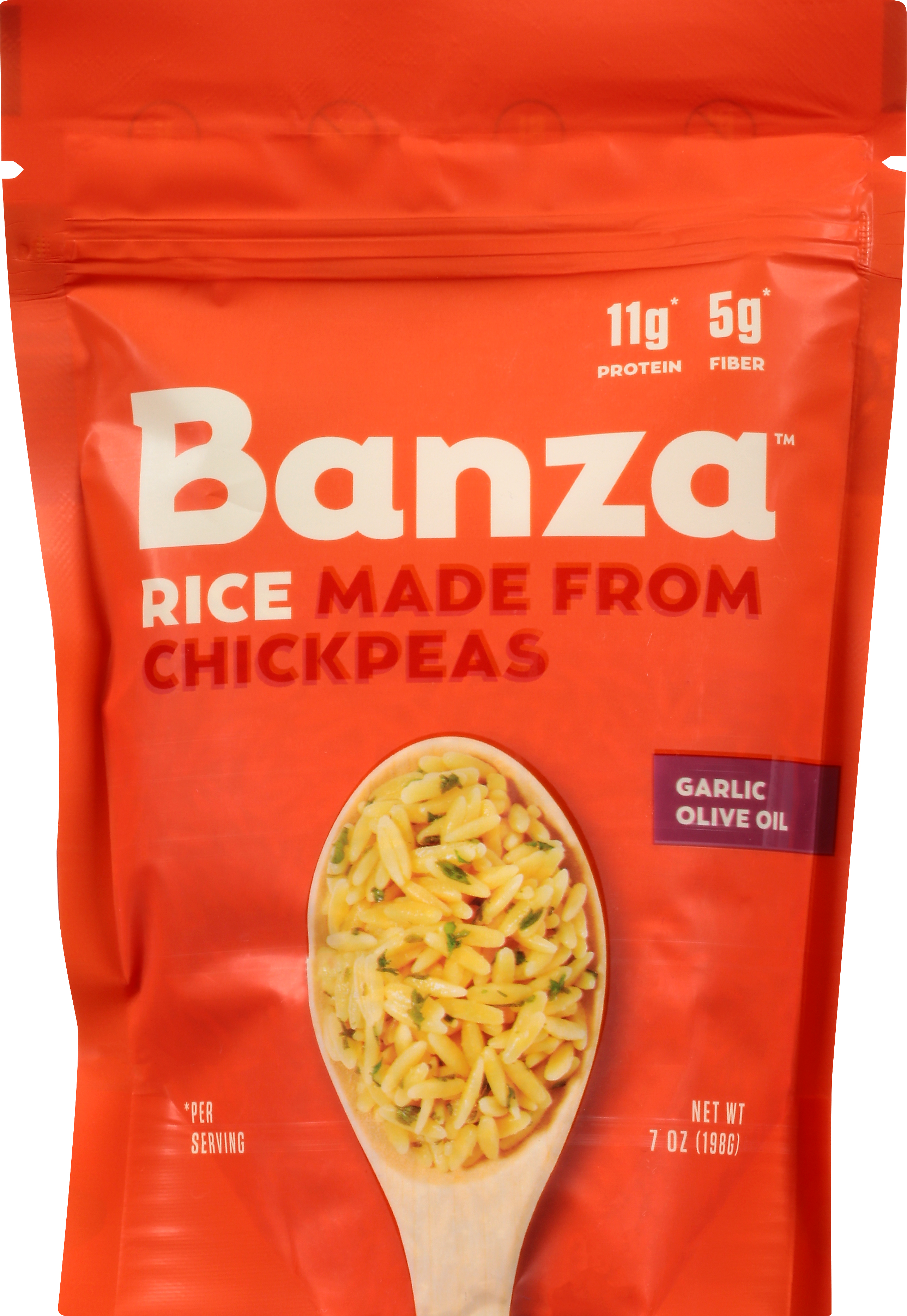 Rice, Made from Chickpeas, Garlic Olive Oil