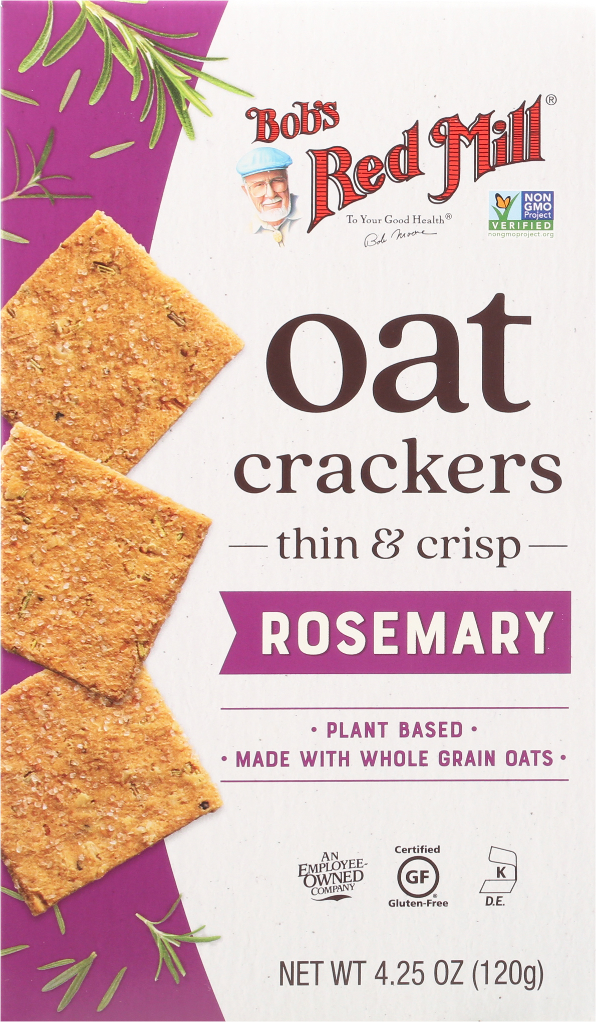 Oat Crackers, Rosemary