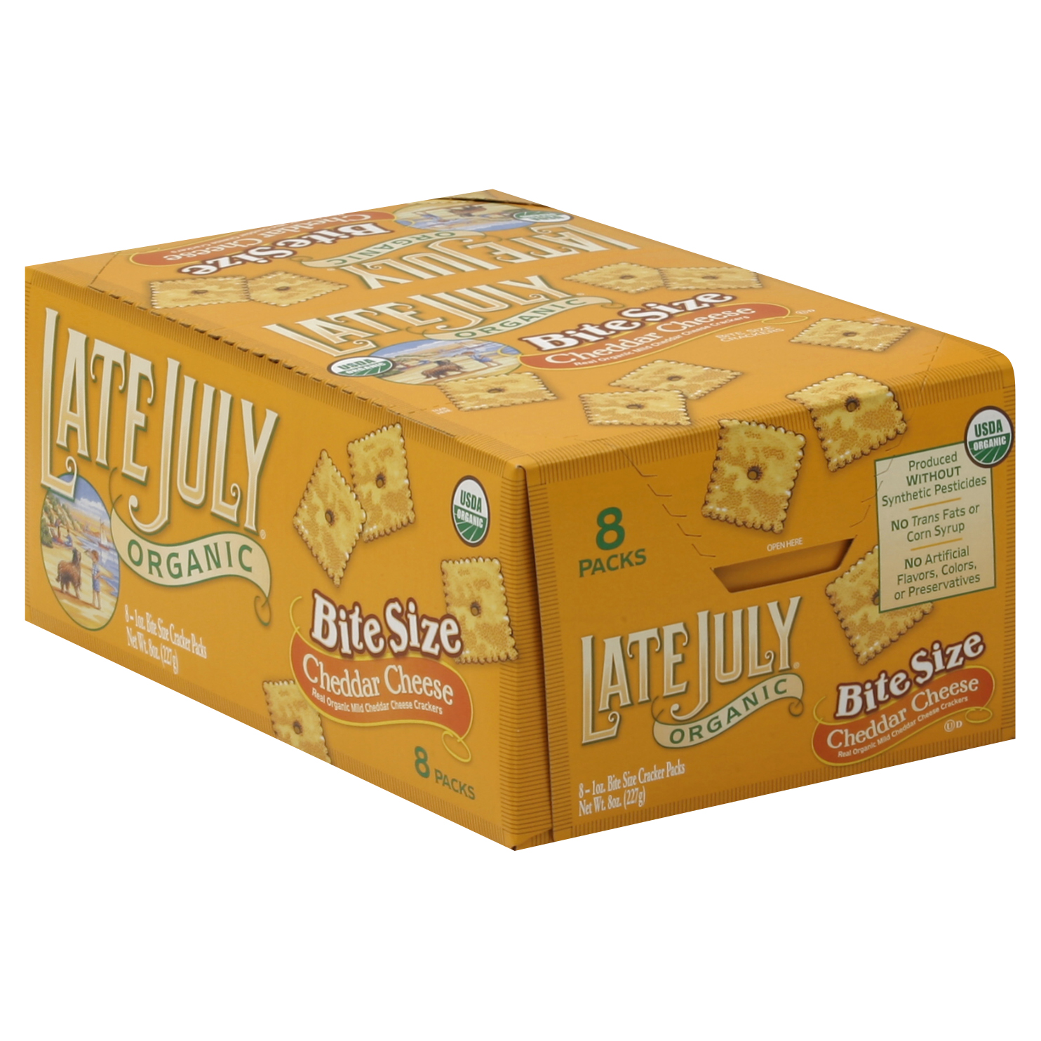 Late July Cheese Crackers 8 Ea