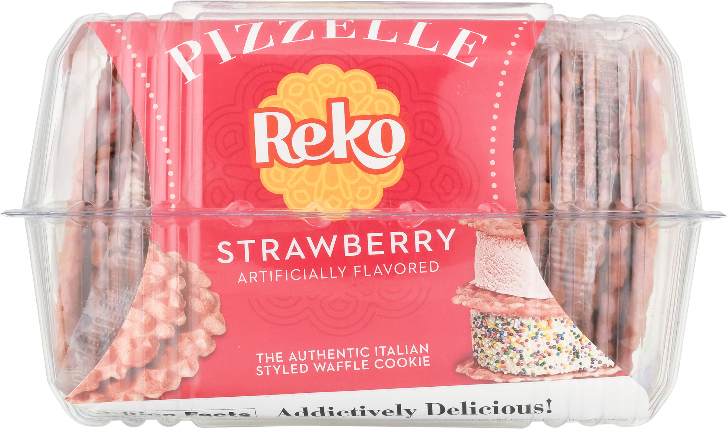 Waffle Cookie, Strawberry