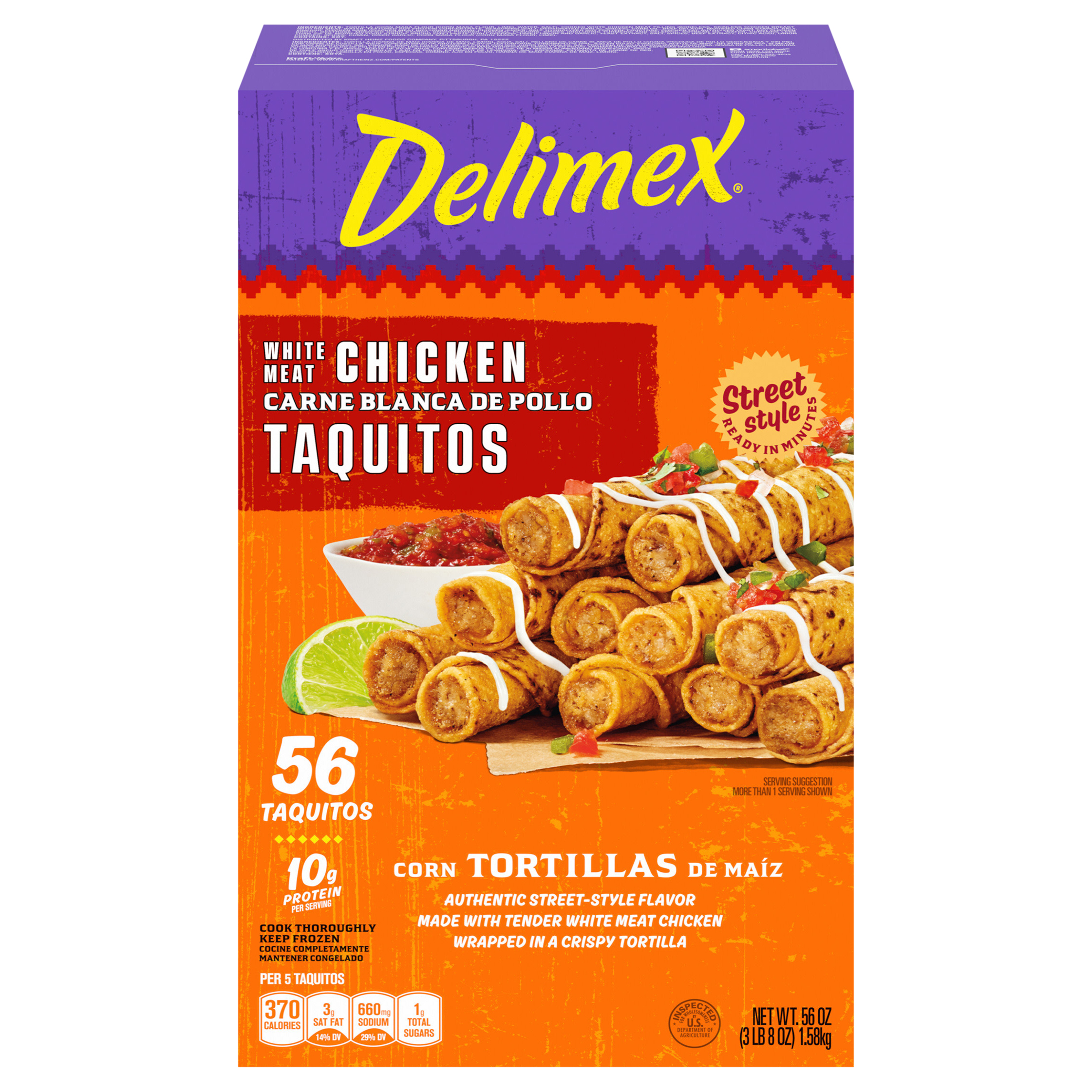 Taquitos, Chicken, White Meat