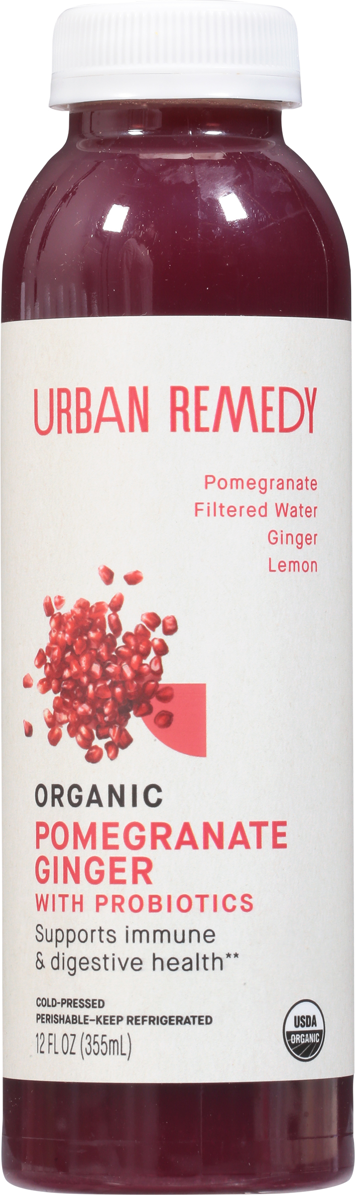 Juice, Organic, Pomegranate Ginger