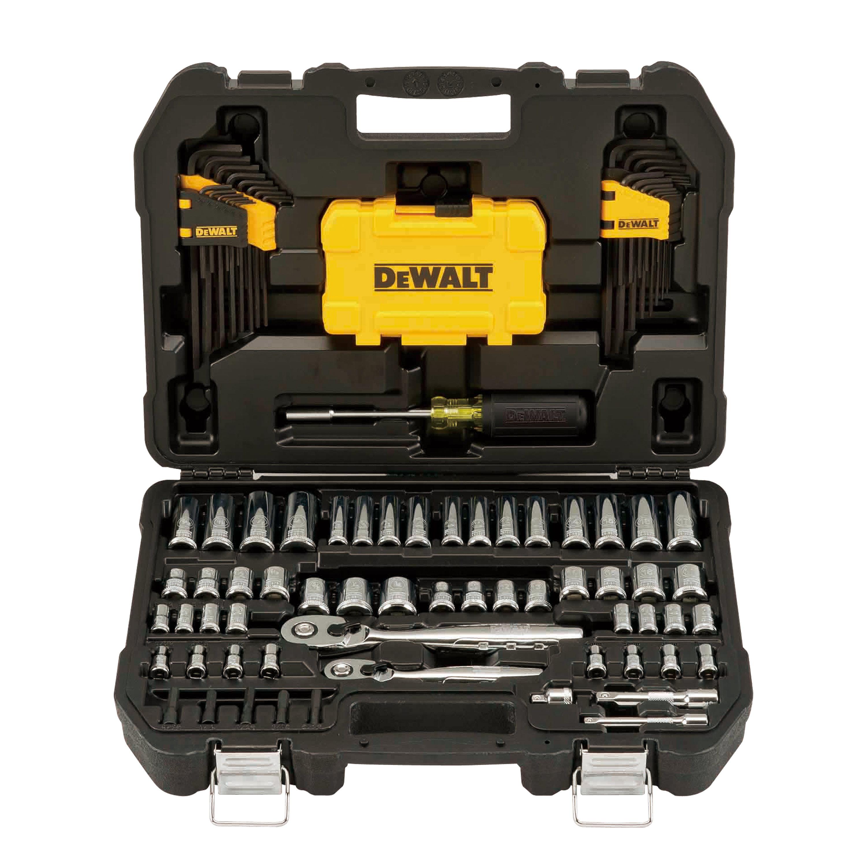 White Cap DEWALT 108 Piece Set Mechanics Tool Kit with PTA CS