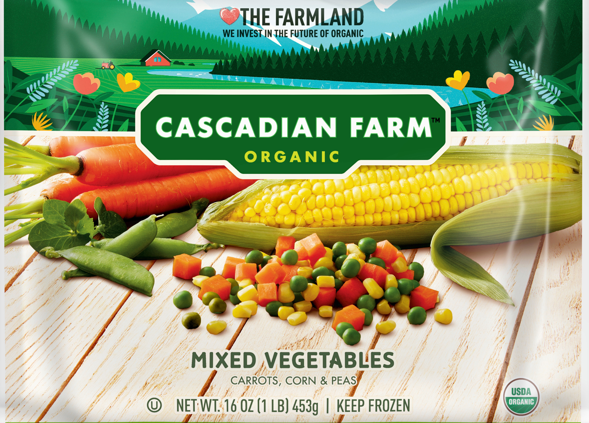 Mixed Vegetables, Carrots, Corn and Peas