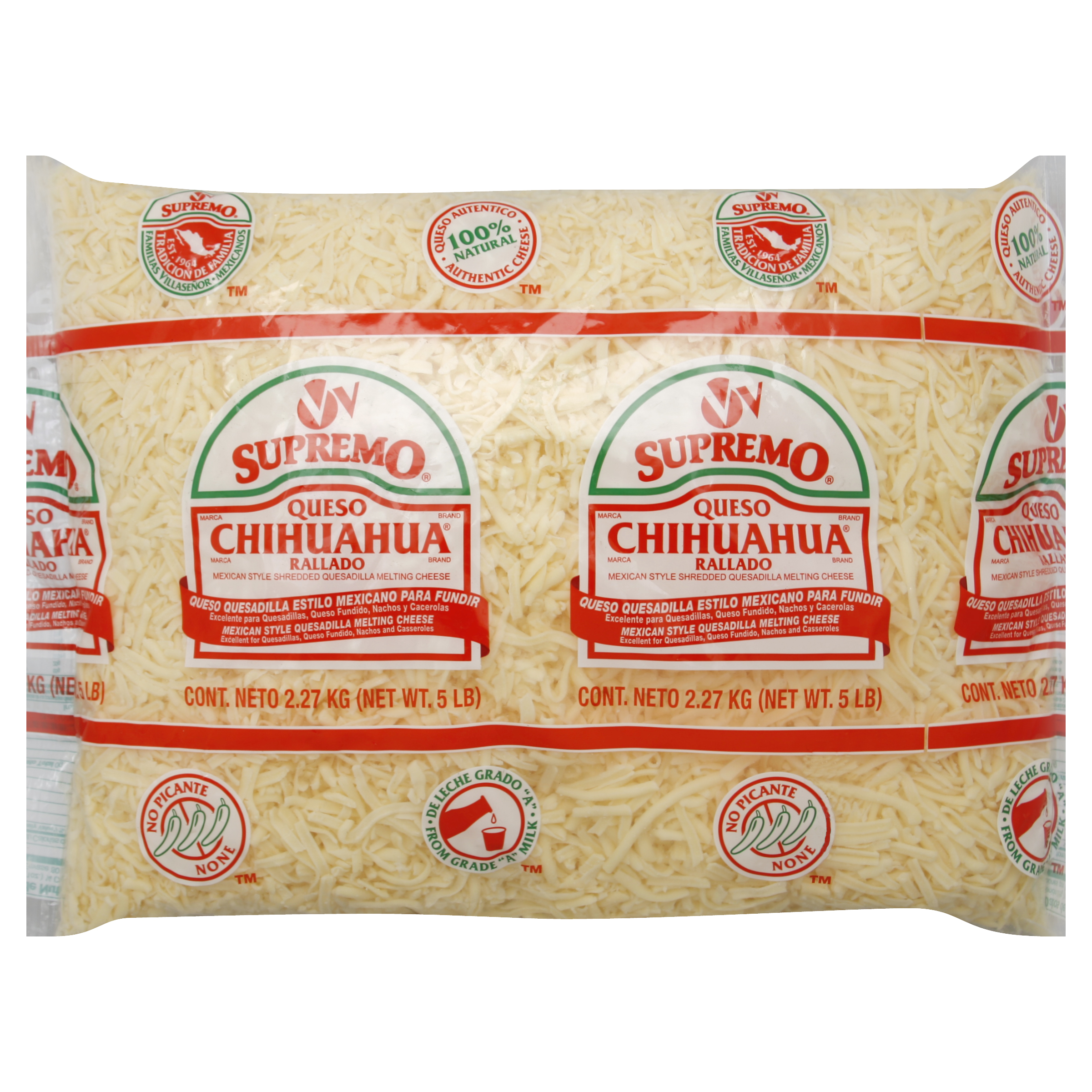 Supremo Cheese Shreds 5 Lb