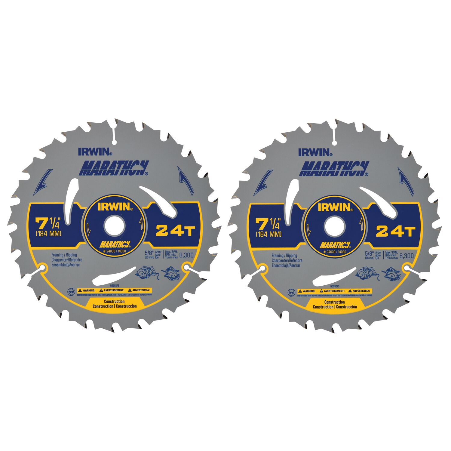 24T 7-1/4-Inch Carbide Saw Blade