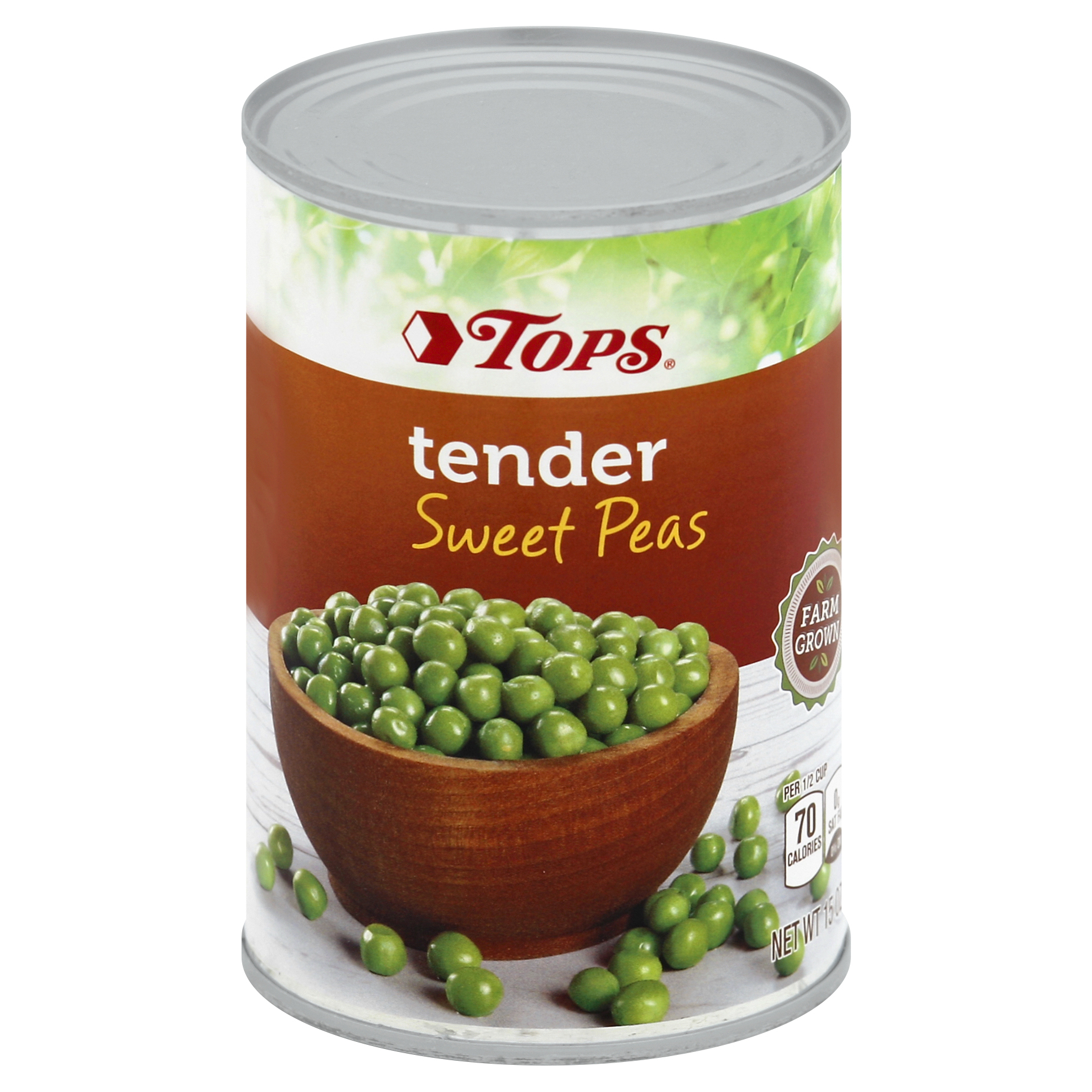 Tops Peas 15 Oz