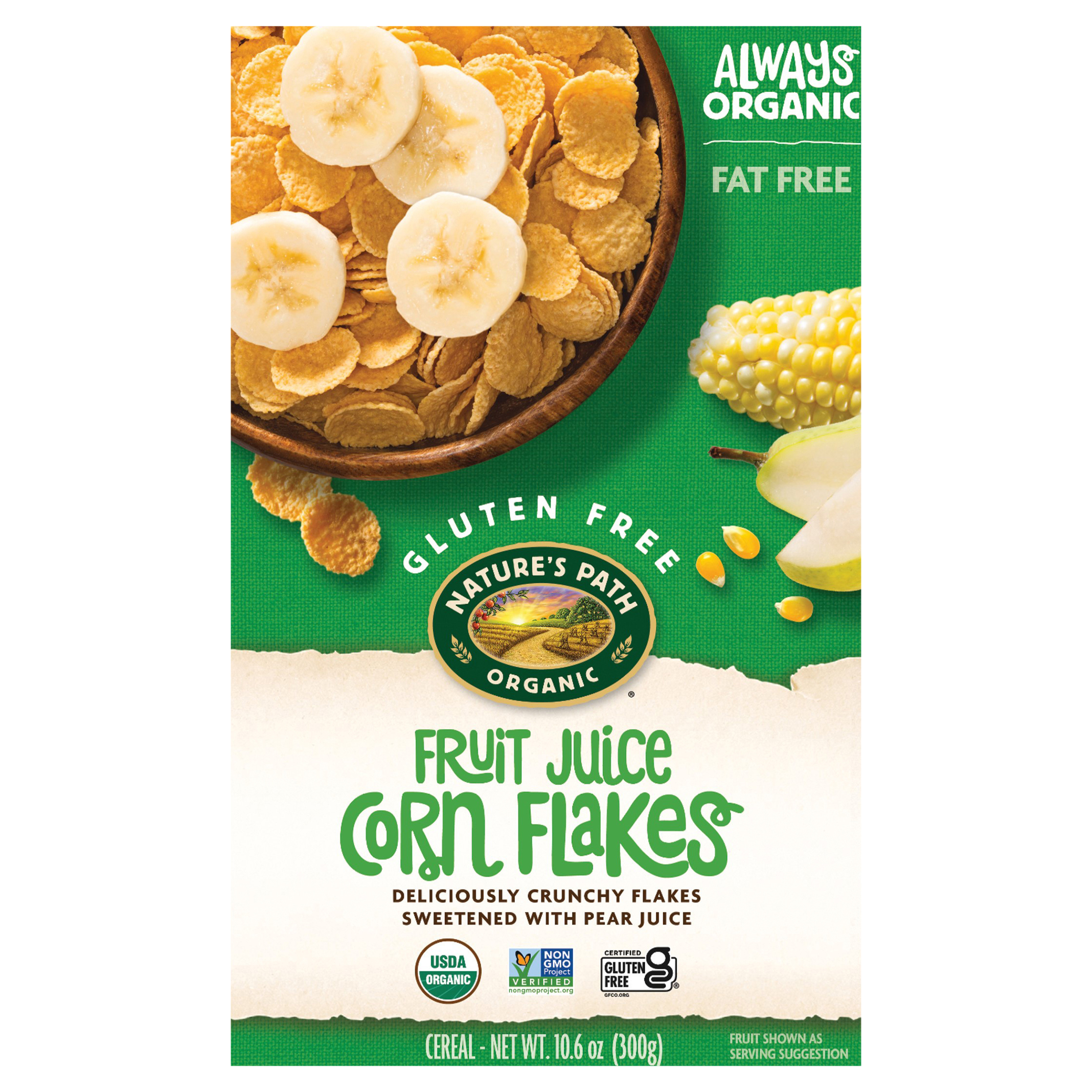 Cereal, Fruit Juice, Corn Flakes