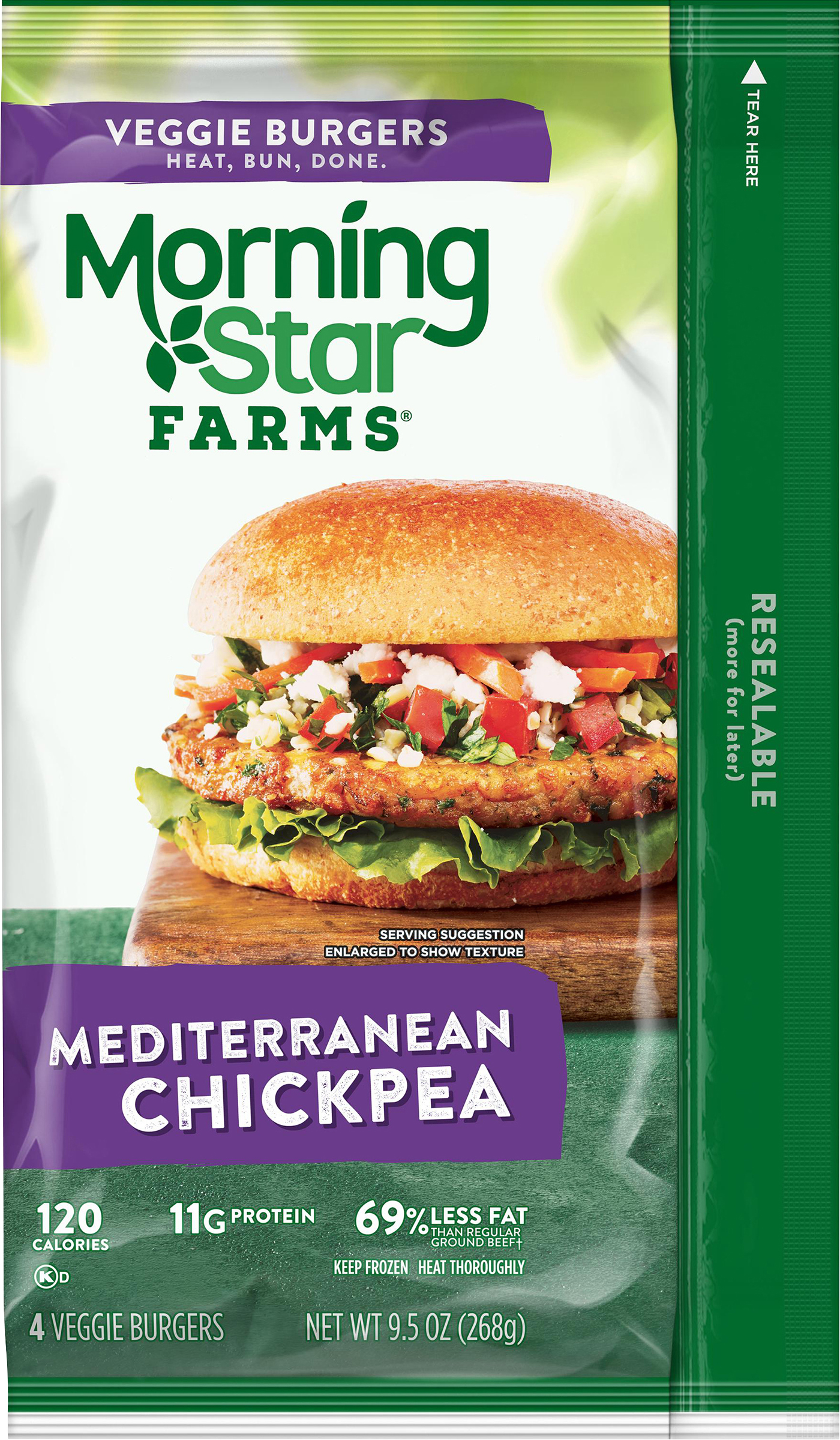 Veggie Burgers, Mediterranean Chickpea