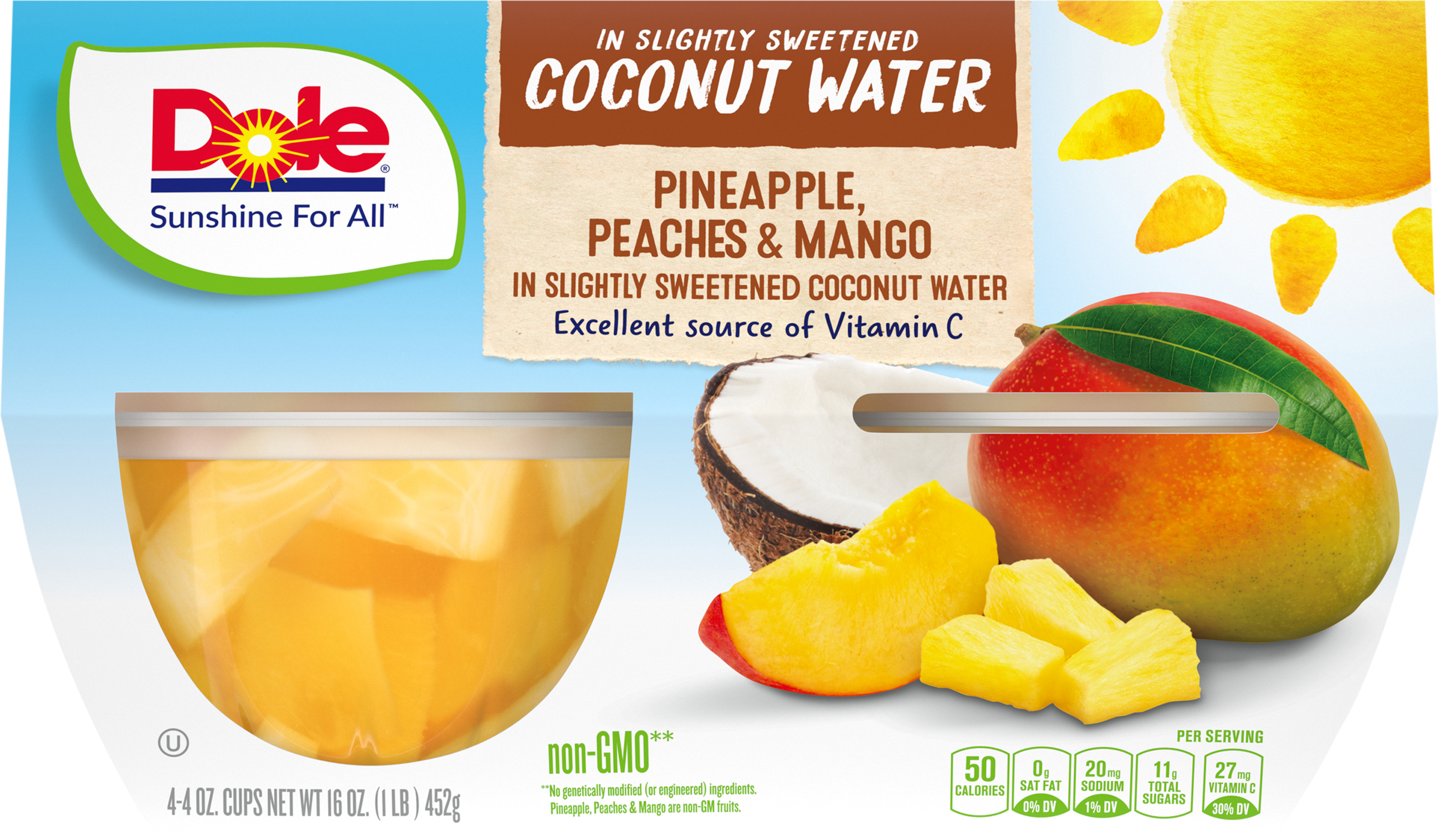 Pineapple, Peaches & Mango