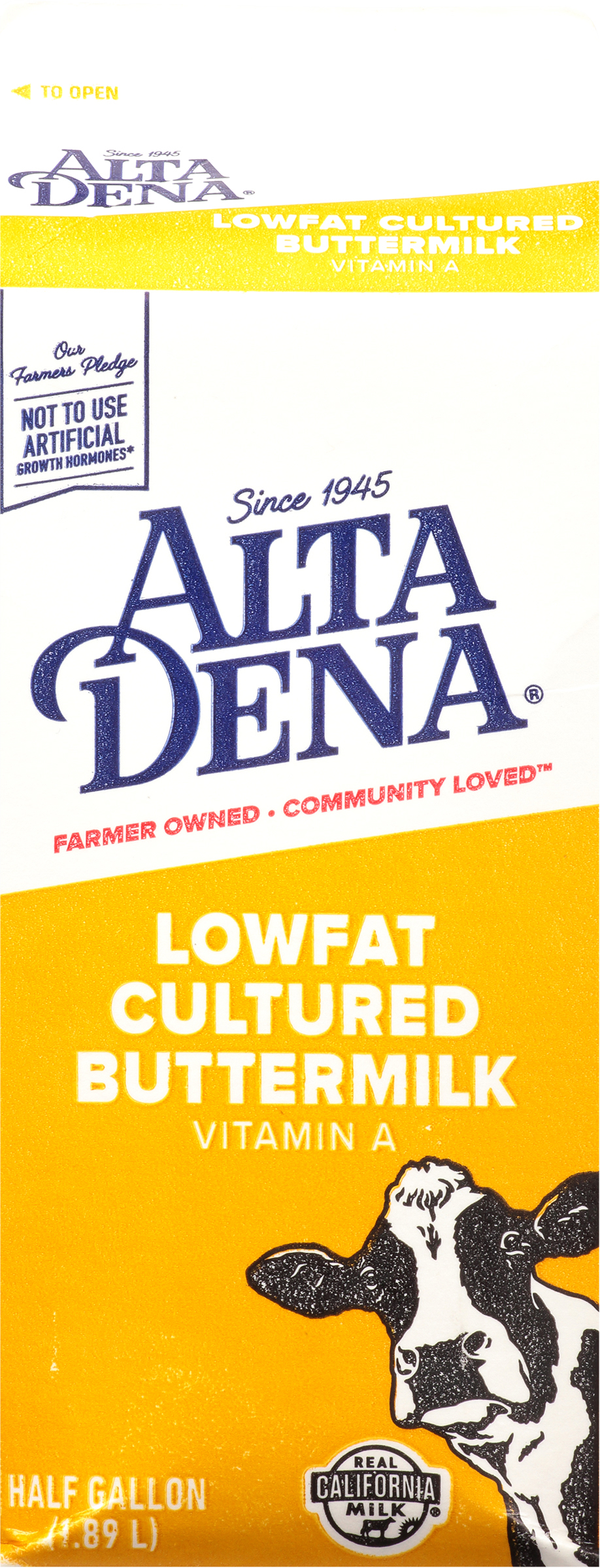 Buttermilk, Lowfat, Cultured