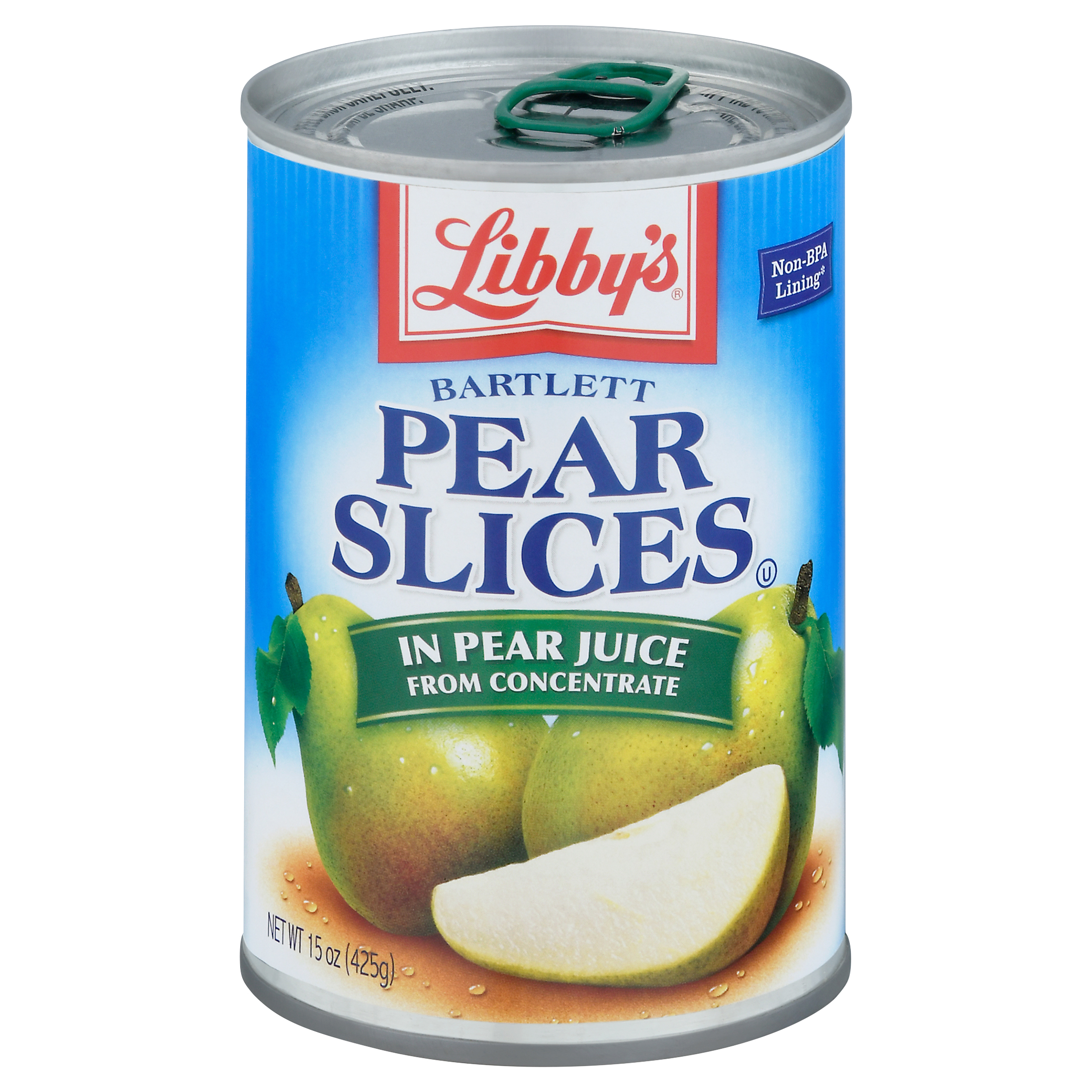 Libby's In Pear Juice Bartlett Pear Slices 15 Oz