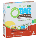 Orgain Kids 5 Pack Chocolate Brownie O-bar 5 Ea image