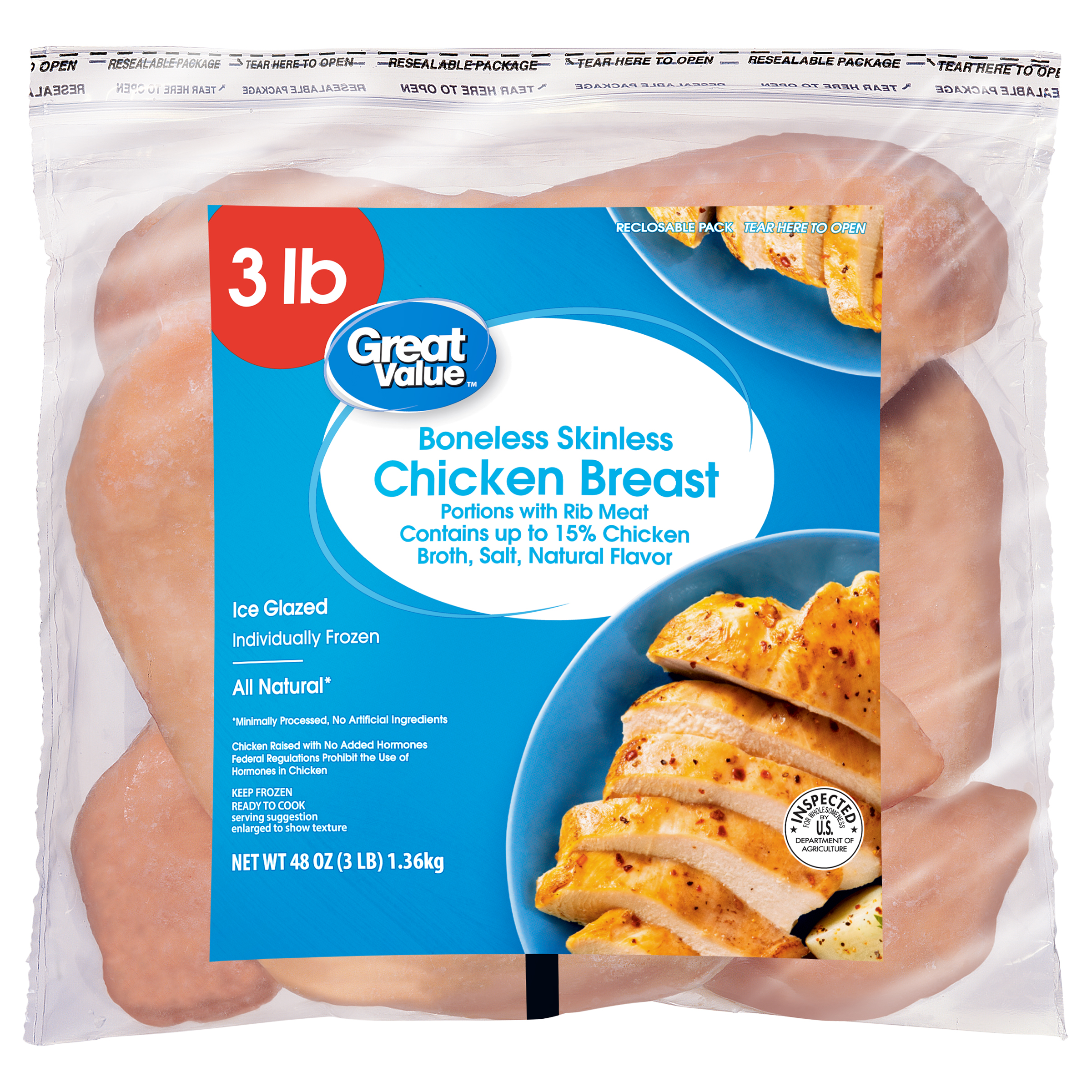 Chicken Breast, Boneless, Skinless