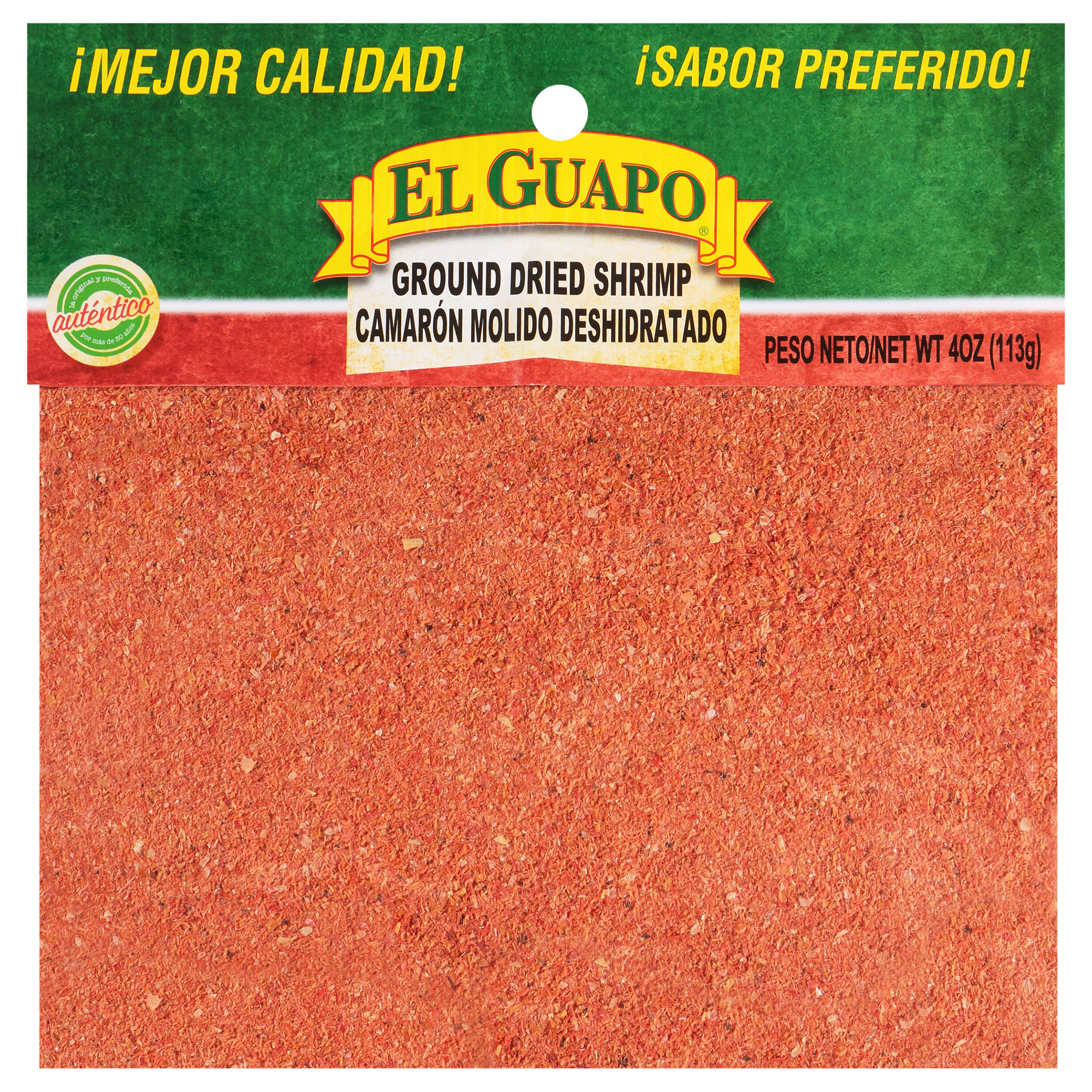 El Guapo Ground Dried Shrimp (camaron Seco Molido), 4 Oz