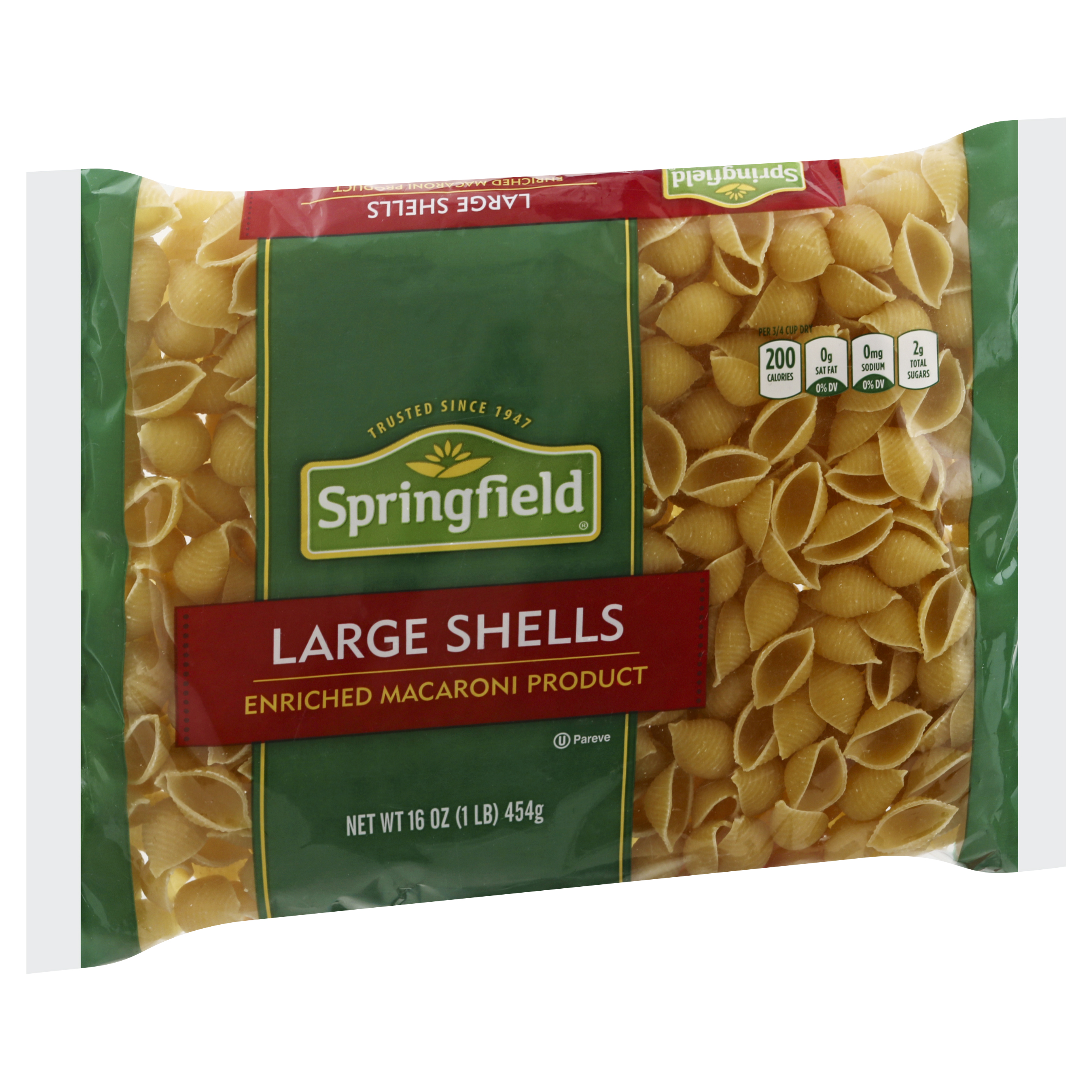 Springfield Large Shells 16 Oz