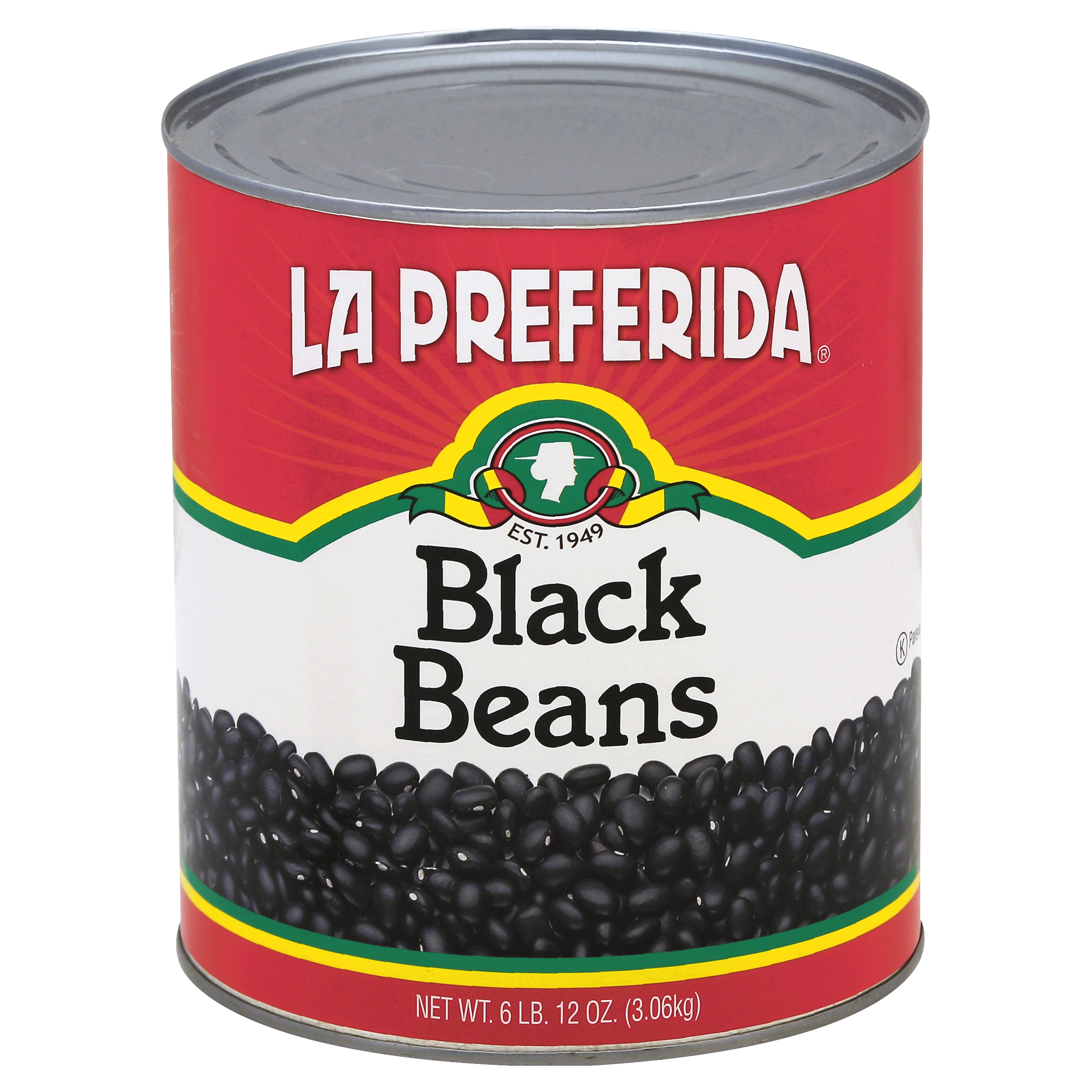 La Preferida Black Beans 108 Oz