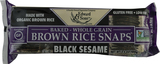 Brown Rice Snaps, Black Sesame image