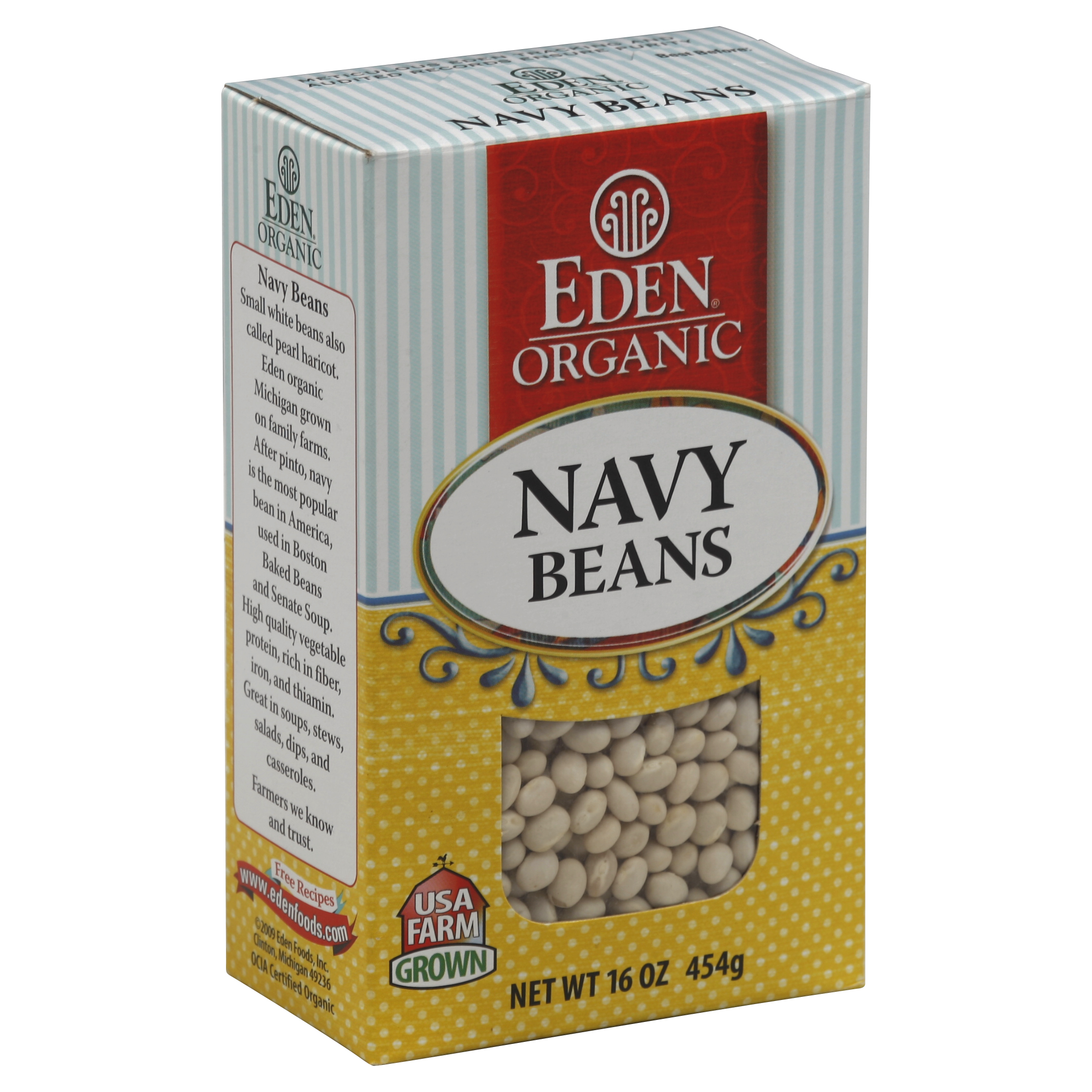 Eden Navy Beans 16 Oz