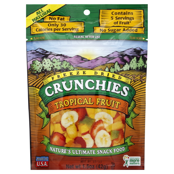 Crunchies Tropical Fruit 1.5 Oz