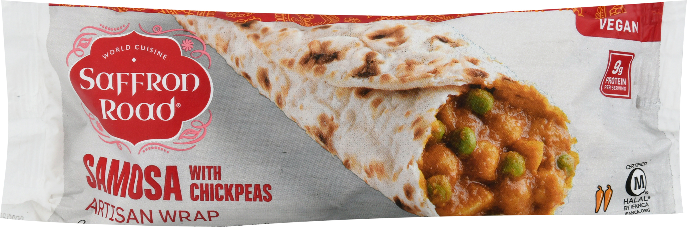 Artisan Wrap, Samosa with Chickpeas