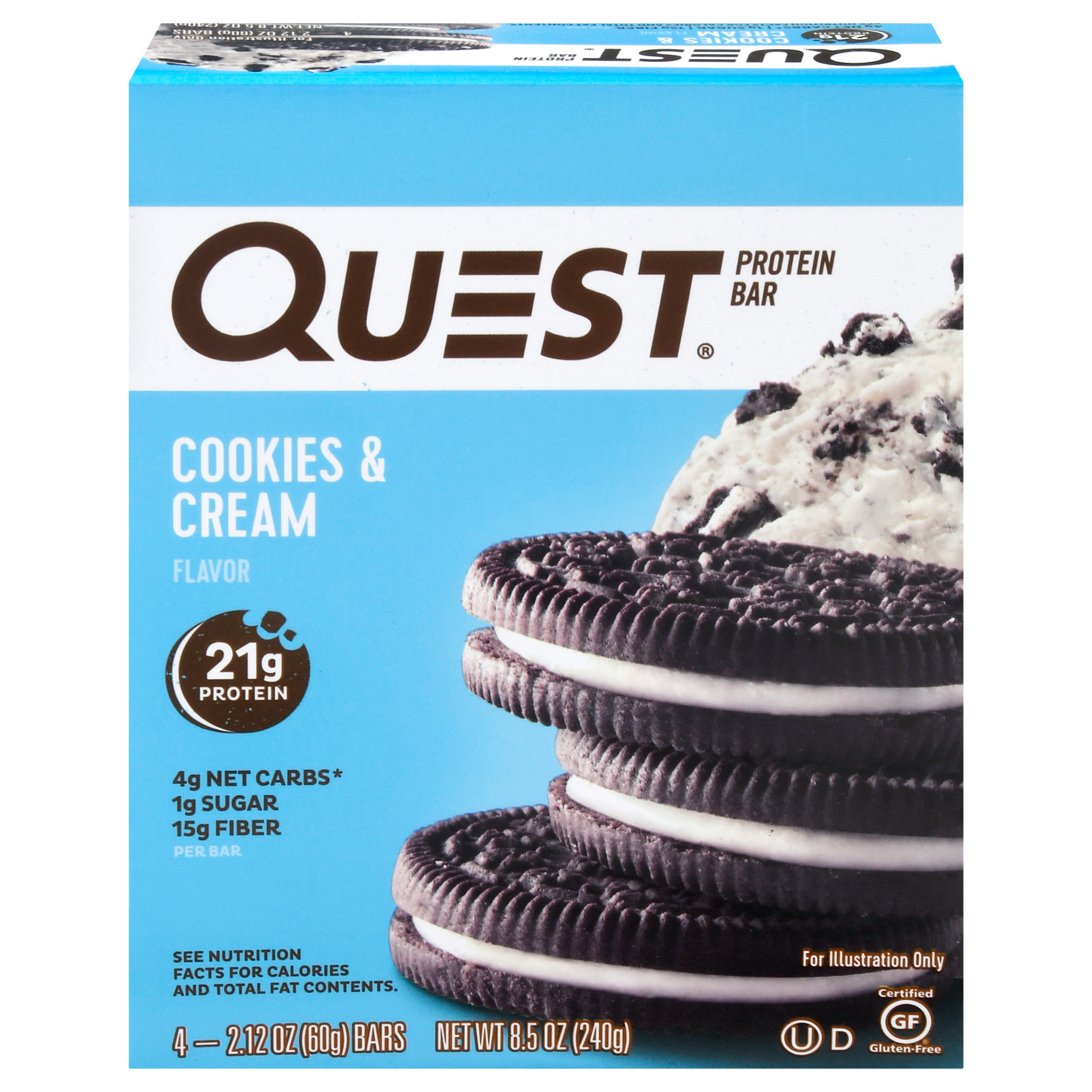 Protein Bar, Cookies & Cream Flavor