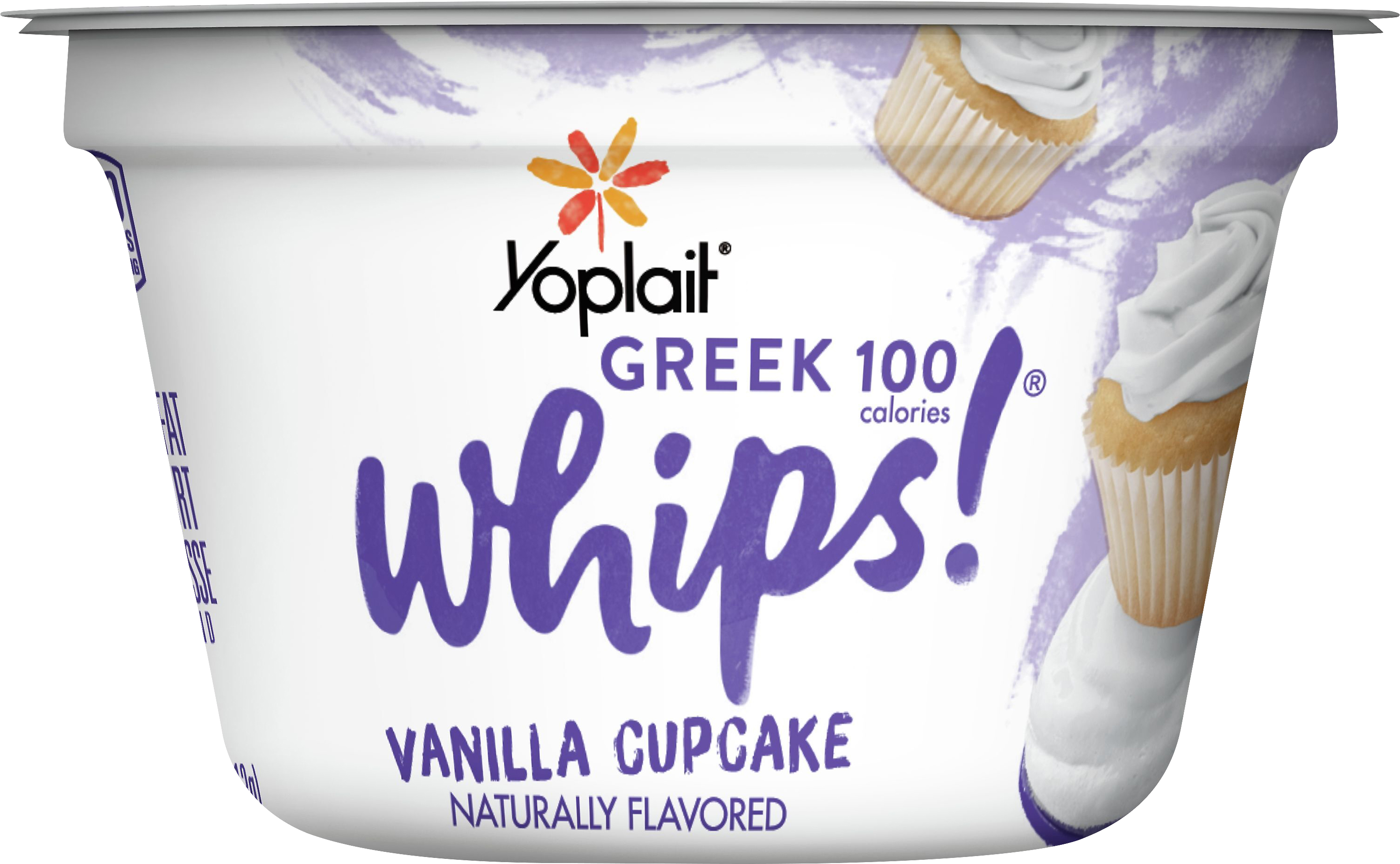 Yogurt Mousse, Low Fat, Vanilla Cupcake
