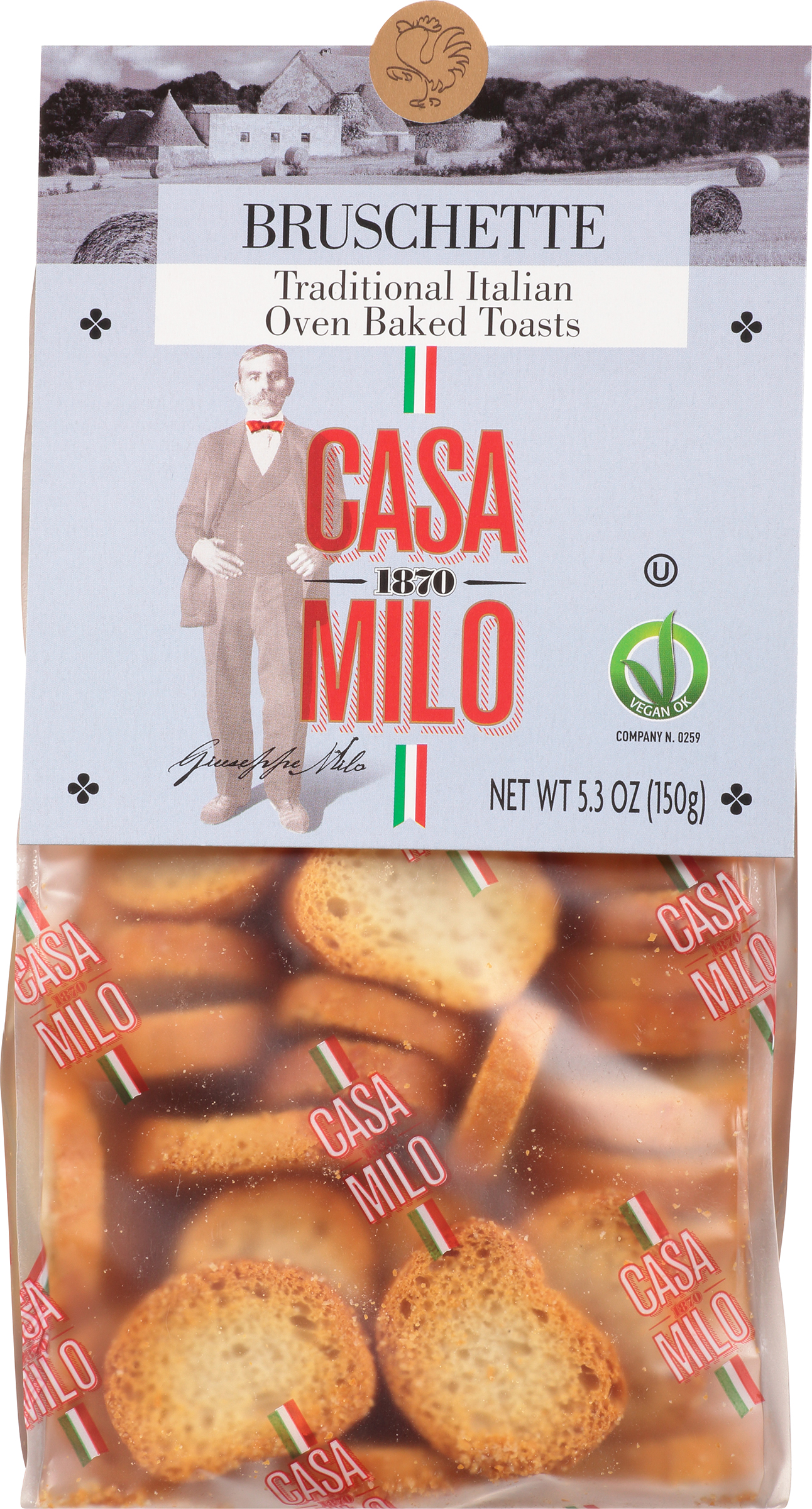 Bruschette, Traditional Italian, Oven Baked Toasts