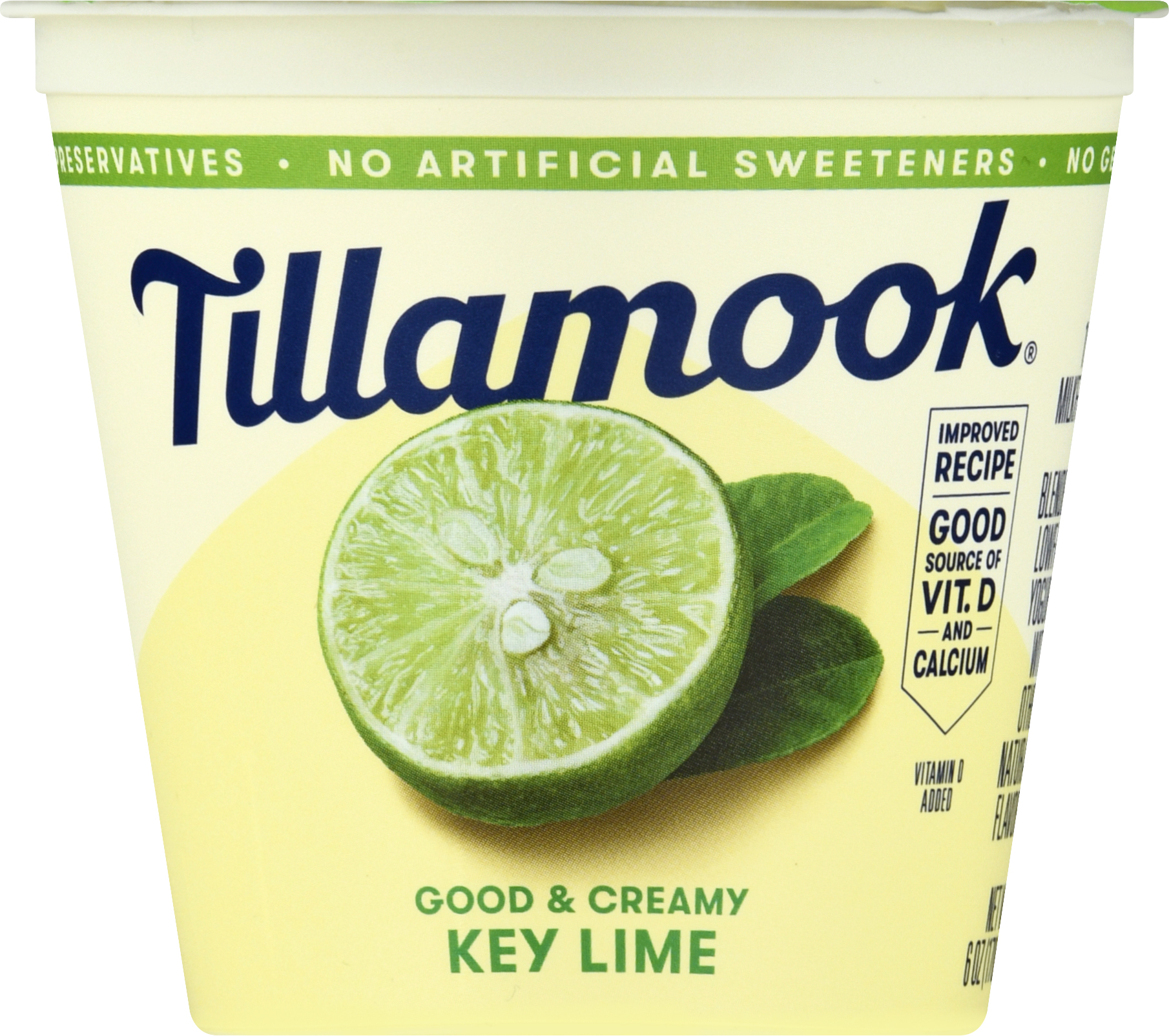 Yogurt, Lowfat, Key Lime, Blended