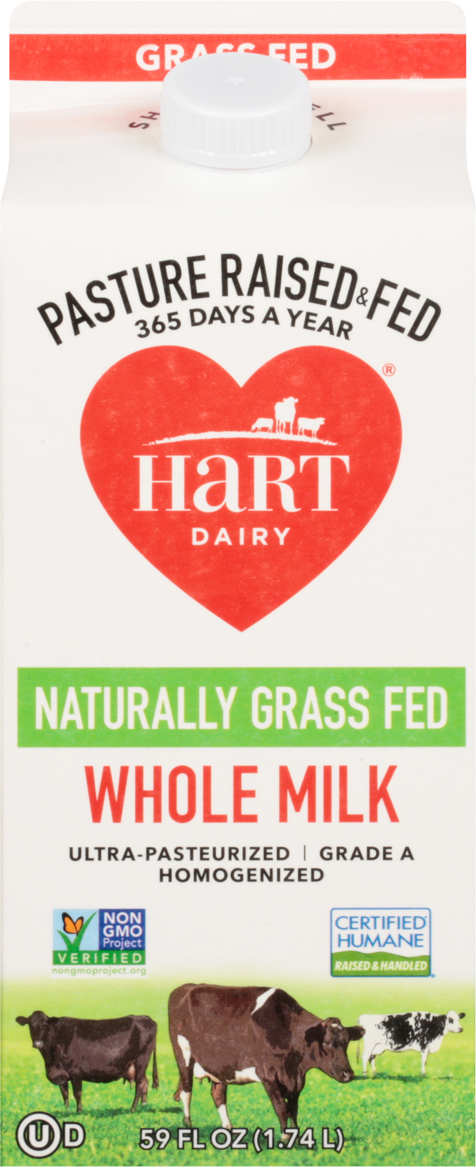 Milk, Whole, Naturally Grass Fed