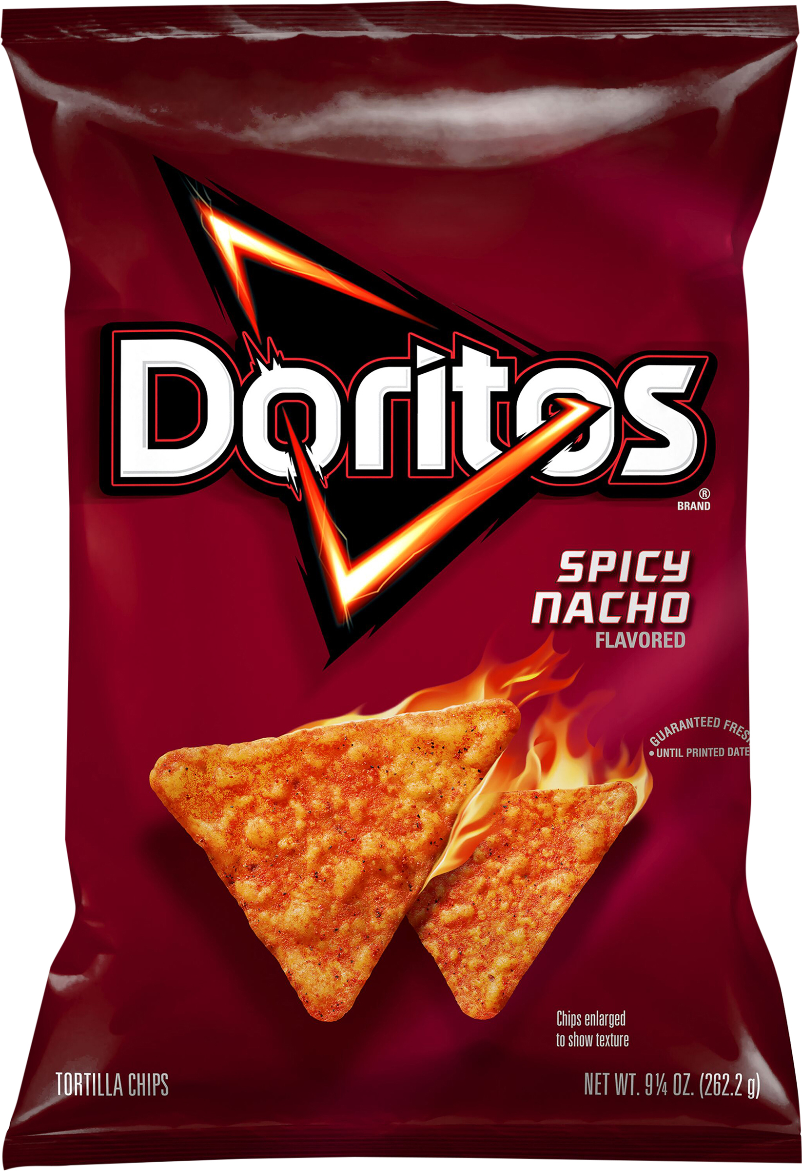Tortilla Chips, Spicy Nacho Flavored