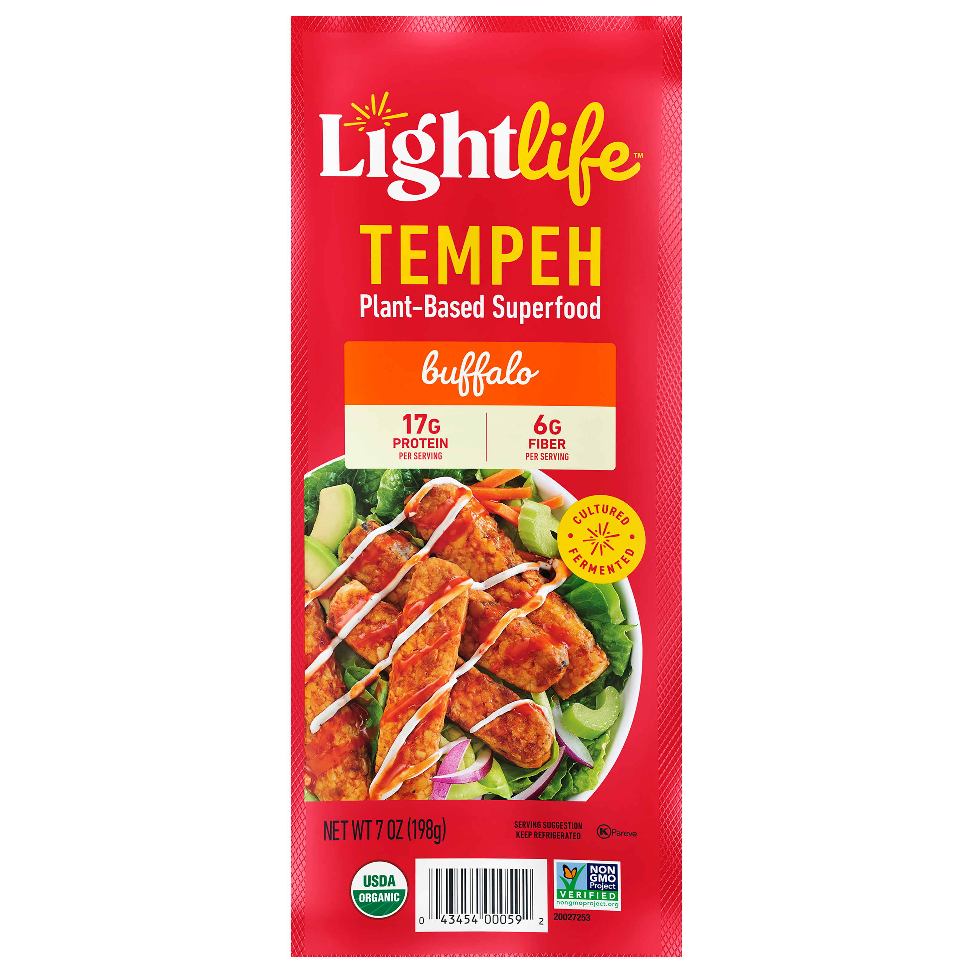 Tempeh, Buffalo, Plant-Based, Superfood
