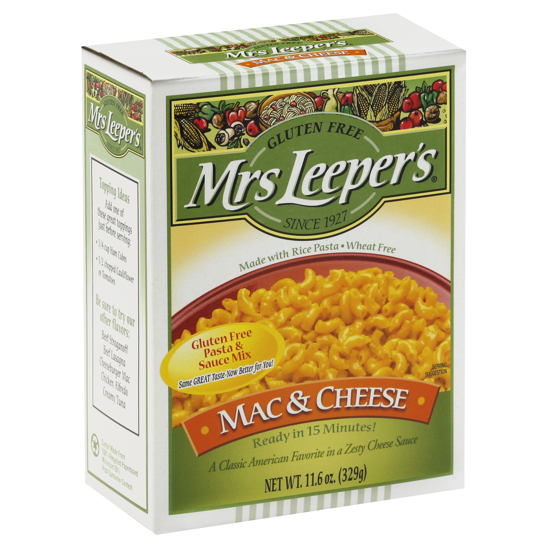 Mrs Leepers Pasta & Sauce Mix 11.6 Oz