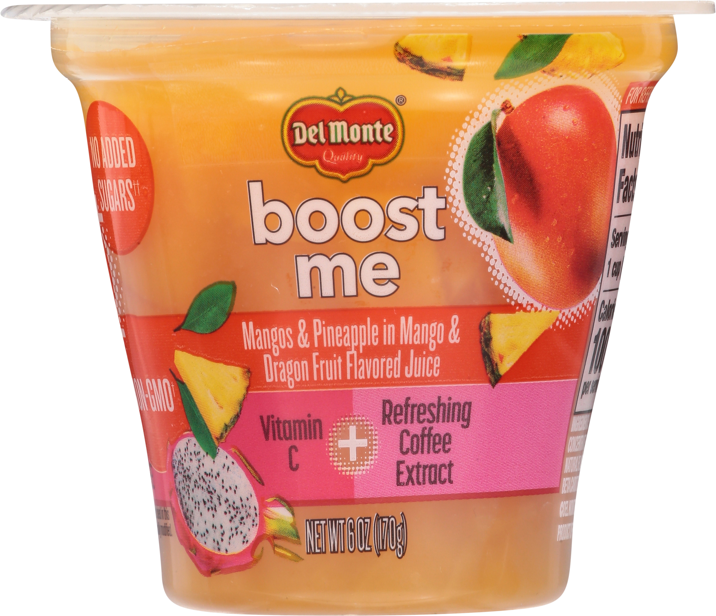 Mangos & Pineapple, in Mangos & Dragon Fruit Flavored Juice, Boost Me