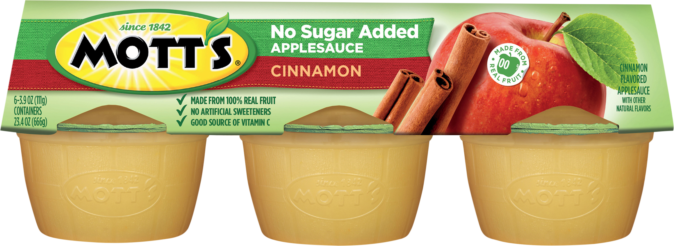 Applesauce, No Sugar Added, Cinnamon
