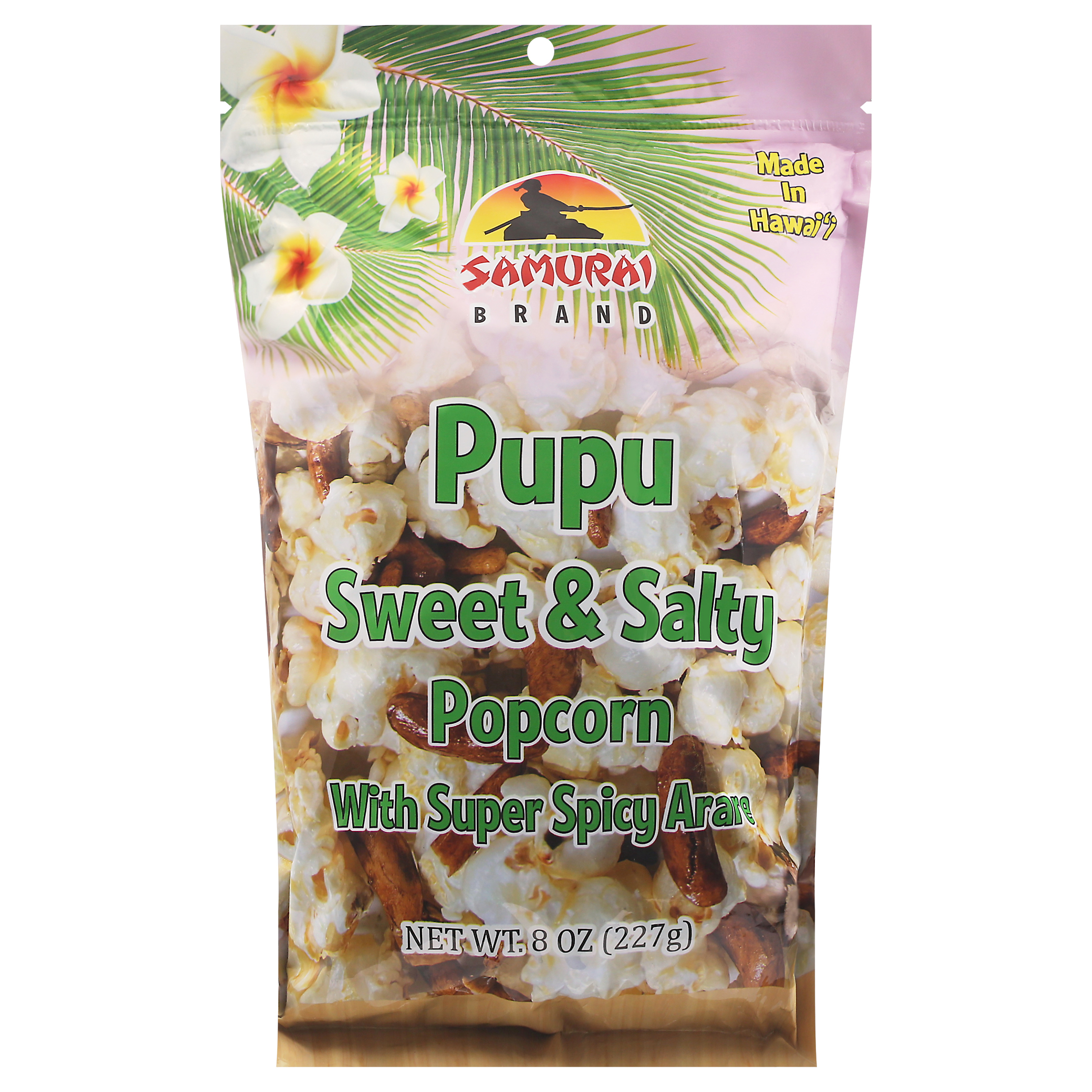 Samurai Pupu Sweet & Salty Popcorn 8 Oz