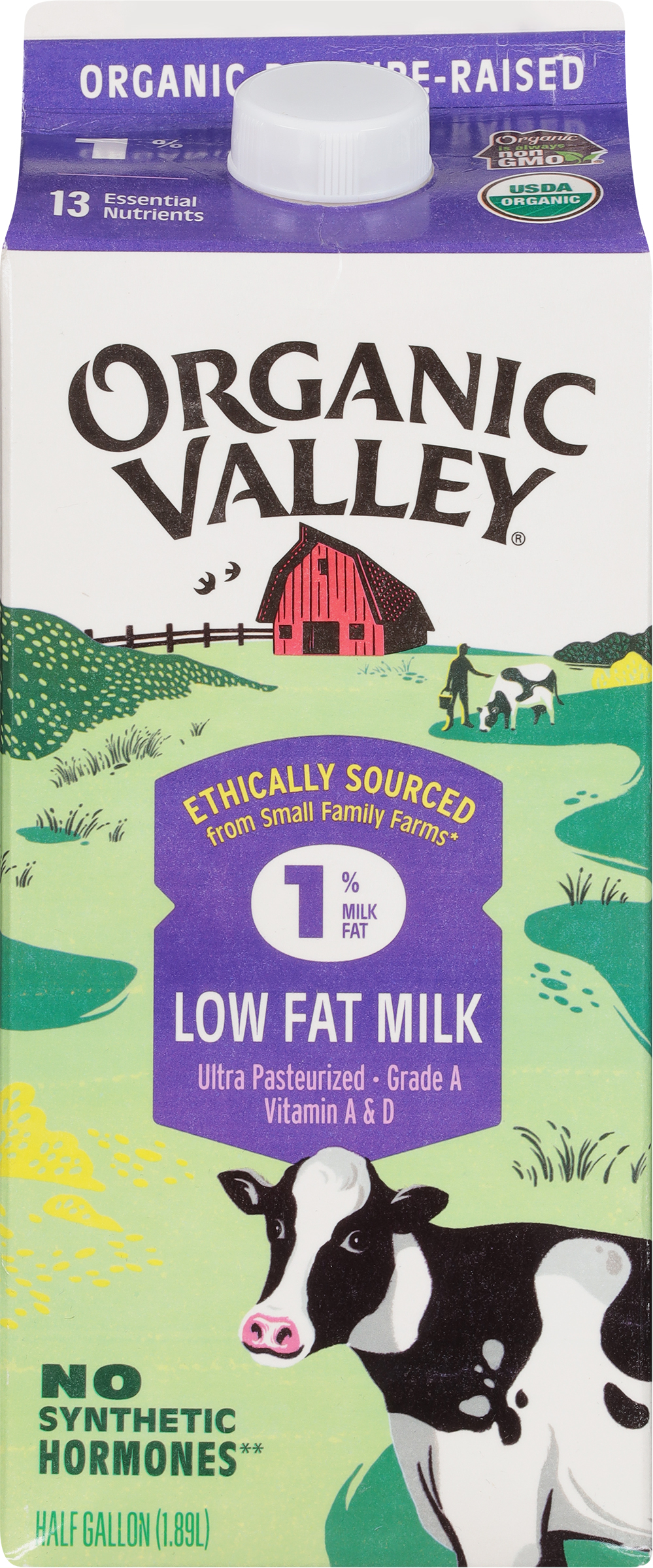 Milk, Low Fat, 1% Milk Fat